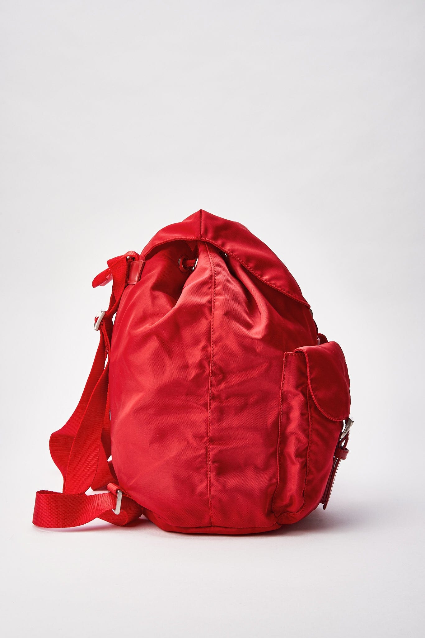 Prada Nylon Backpack - Red