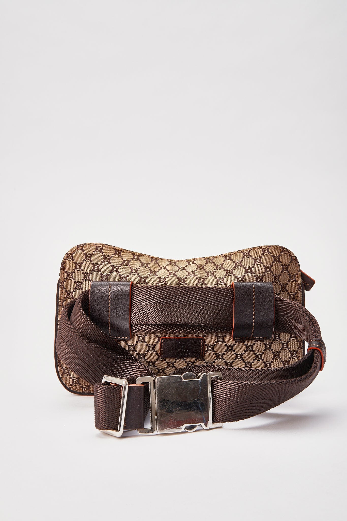 Vintage Celine Brown Triomphe Belt or Sling Bag