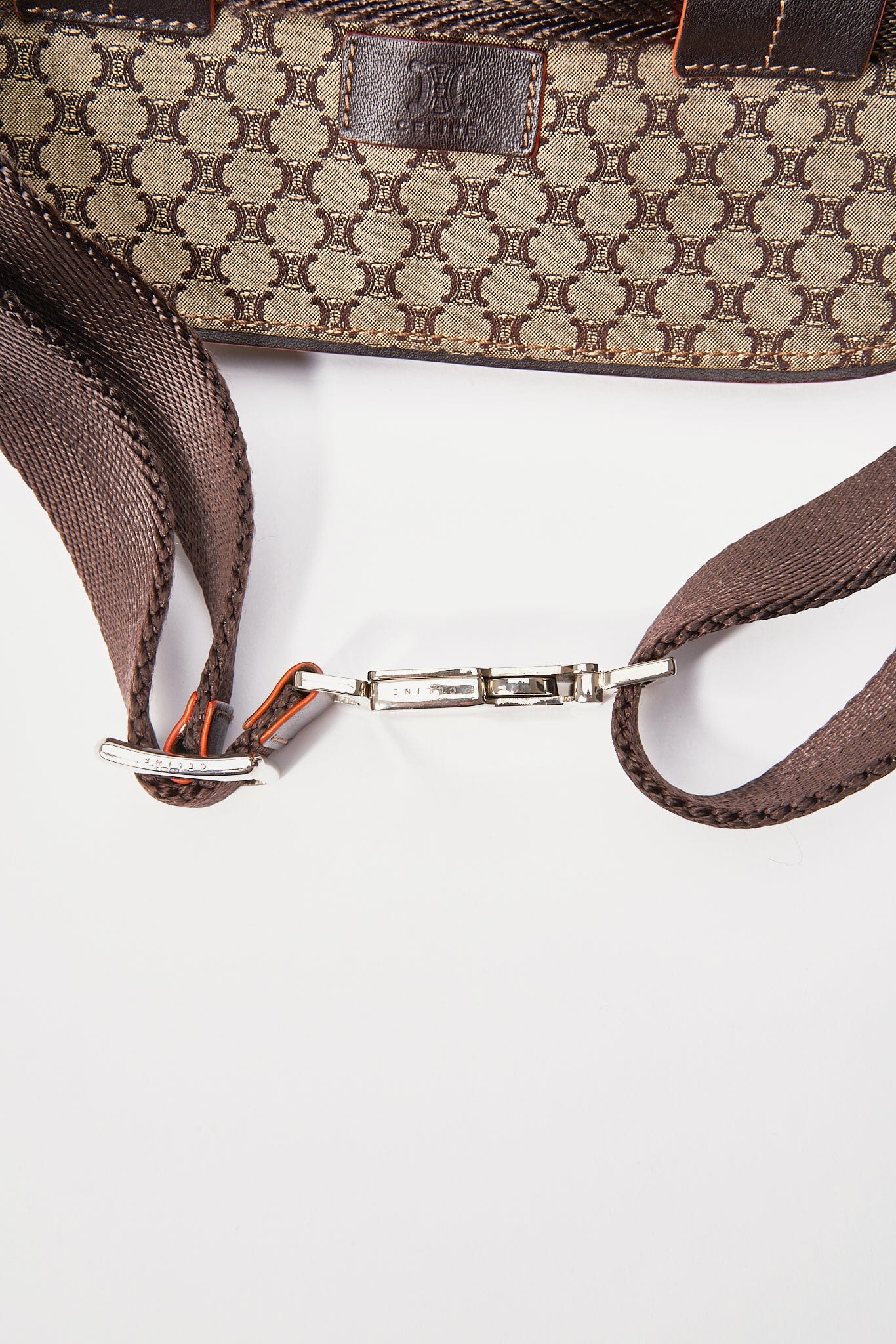 Vintage Celine Brown Triomphe Belt or Sling Bag