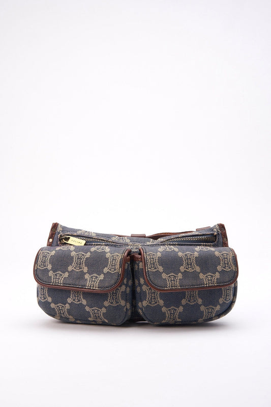Vintage Celine Bag Denim Belt/Sling Bag