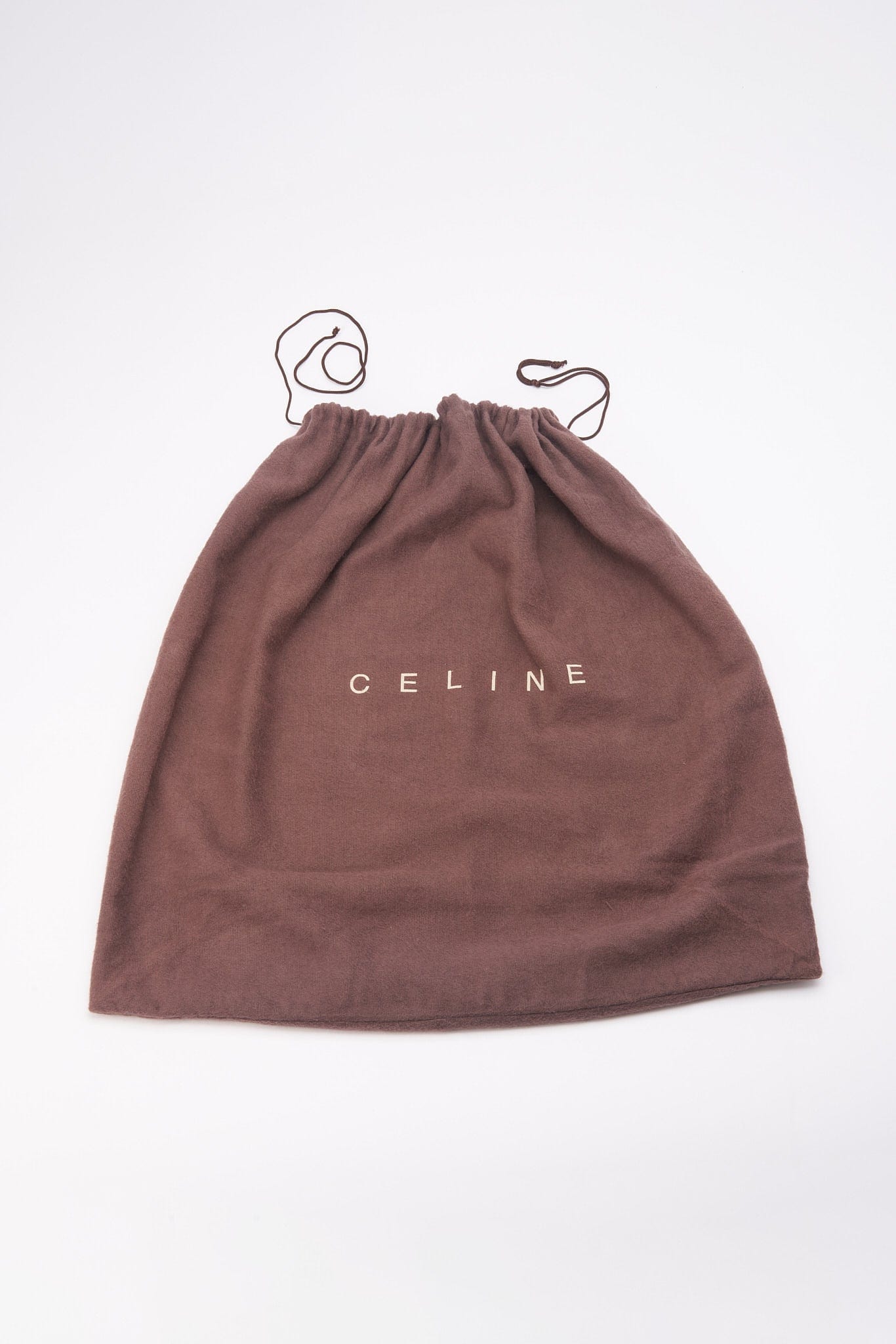 Vintage Celine Brown and Black Sulky Canvas Shoulder Bag