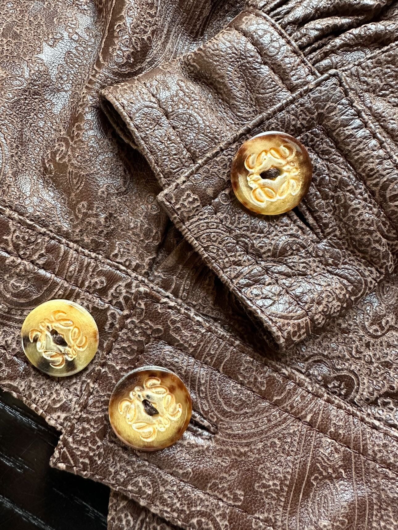 Vintage Loewe leather jacket