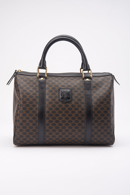Vintage Celine Macadam Boston Bag