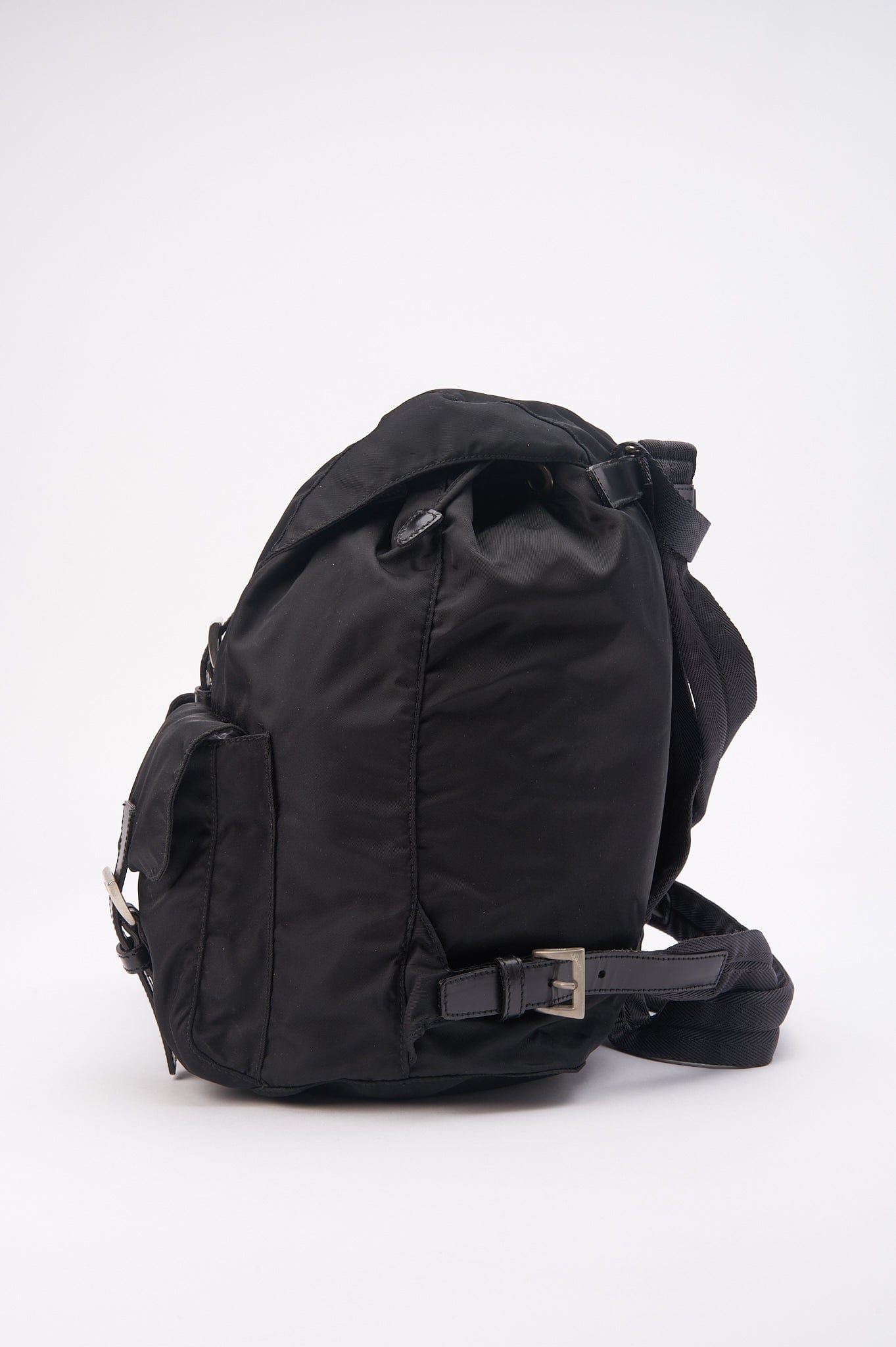 Prada Nylon Backpack - Black