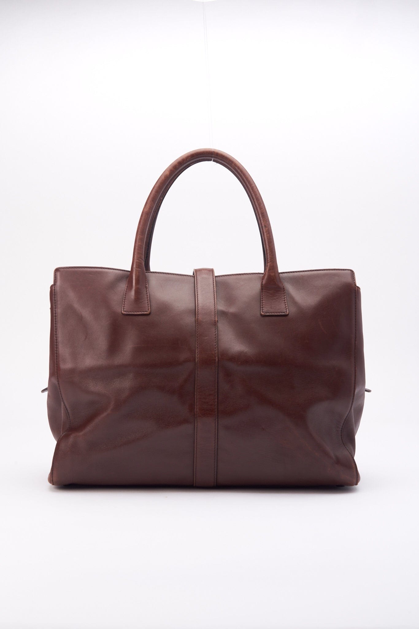 Vintage Chanel Brown Tote Bag