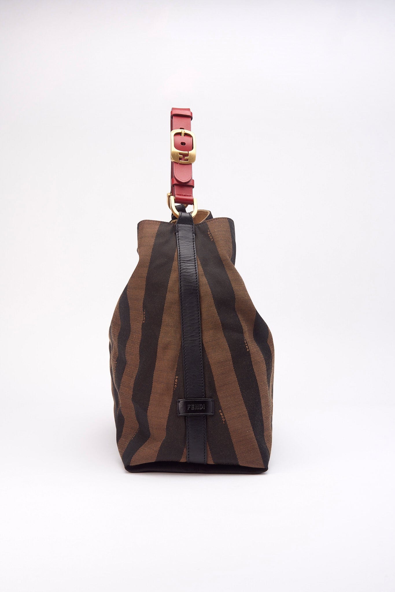 Fendi Vintage Striped Tote Bag