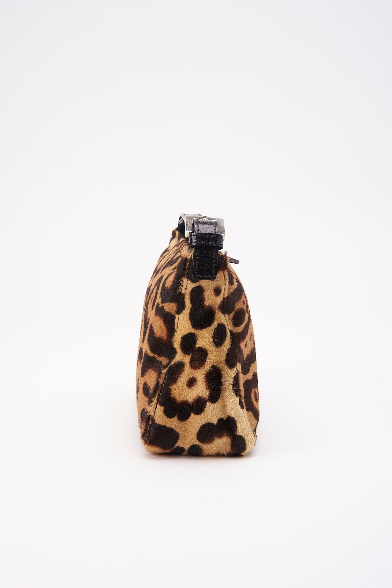 Fendi Vintage Mini Mamma Baguette in Leopard Print Calf Hair