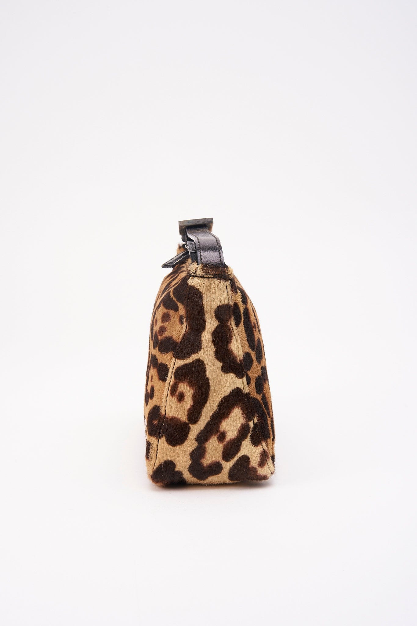 Fendi Vintage Mini Mamma Baguette in Leopard Print Calf Hair
