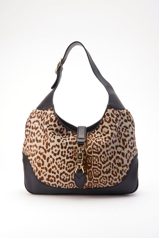 Vintage Gucci Leopard Jackie Bag
