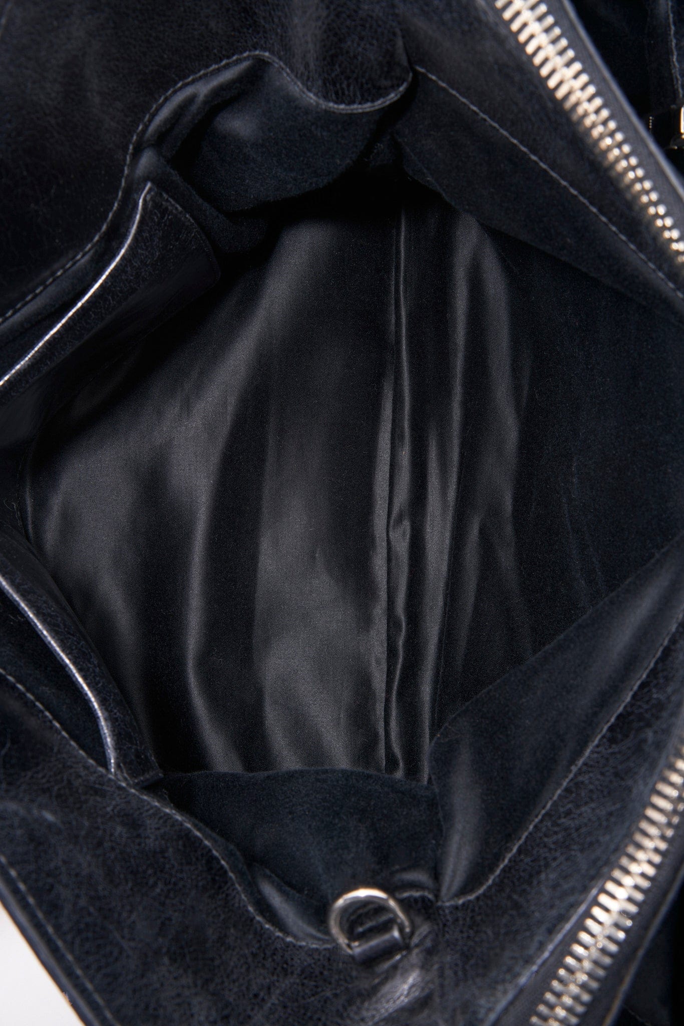 Miu Miu Black Leather Tote Bag