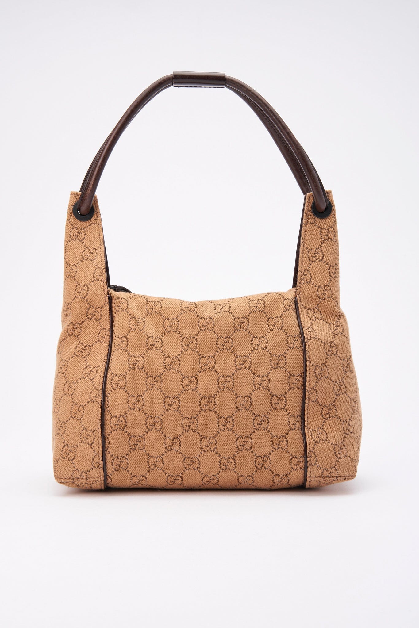 Vintage Gucci Beige Canvas Shoulder Bag – The Hosta