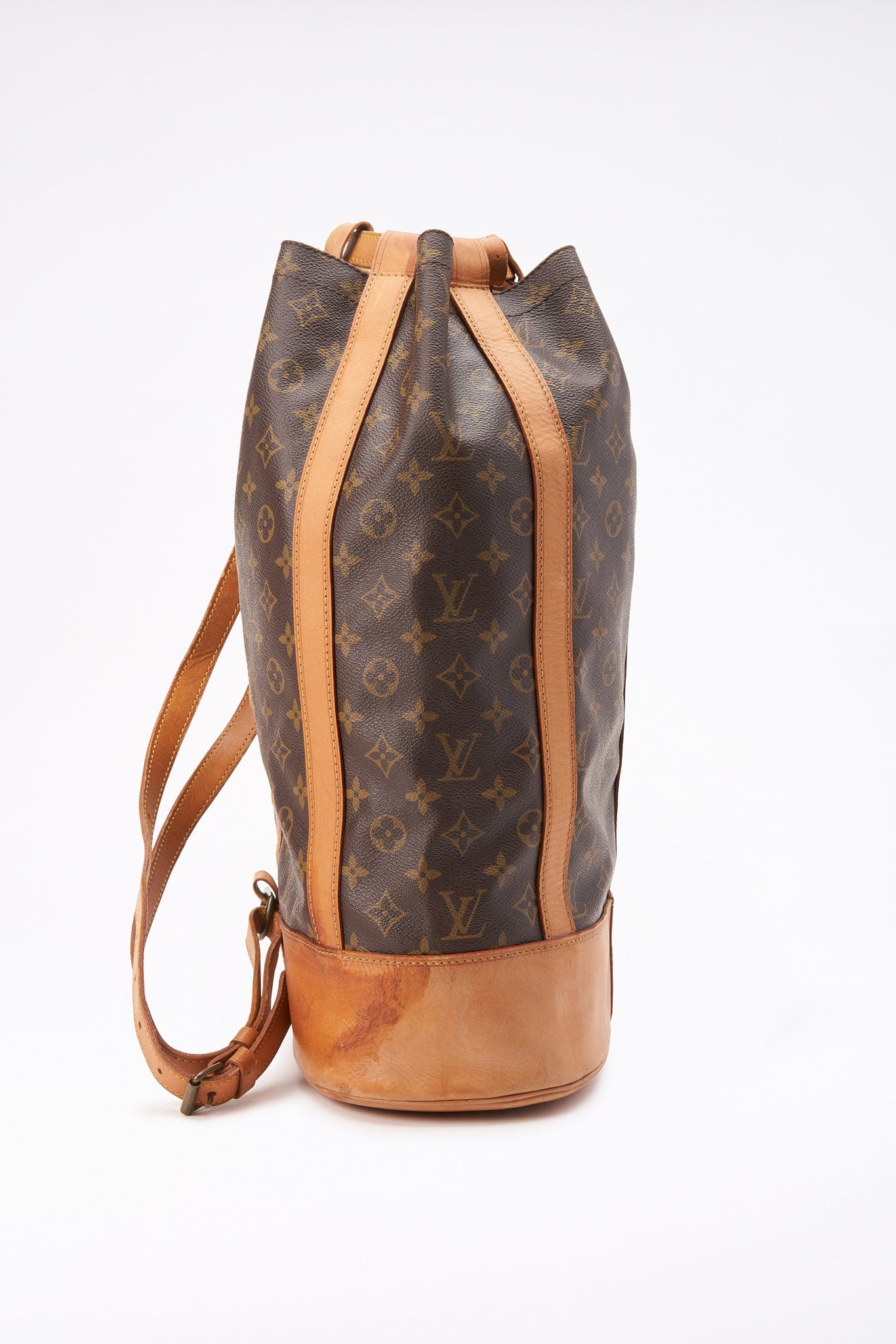 louis vuitton backpack large Louis Vuitton Randonnée Monogram Canvas Brown Backpack Bag – The Hosta