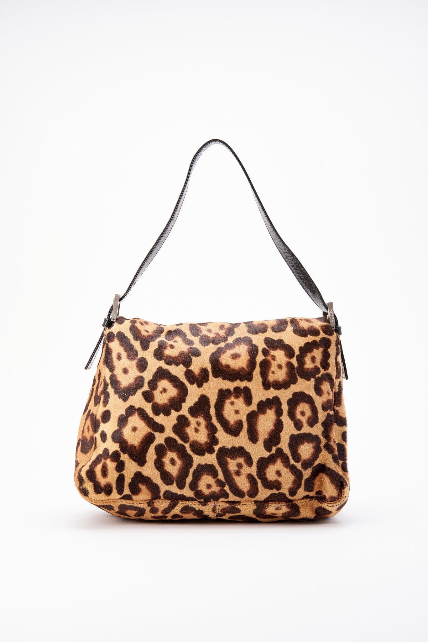 Fendi Vintage Mamma Baguette in Leopard Print Calf Hair