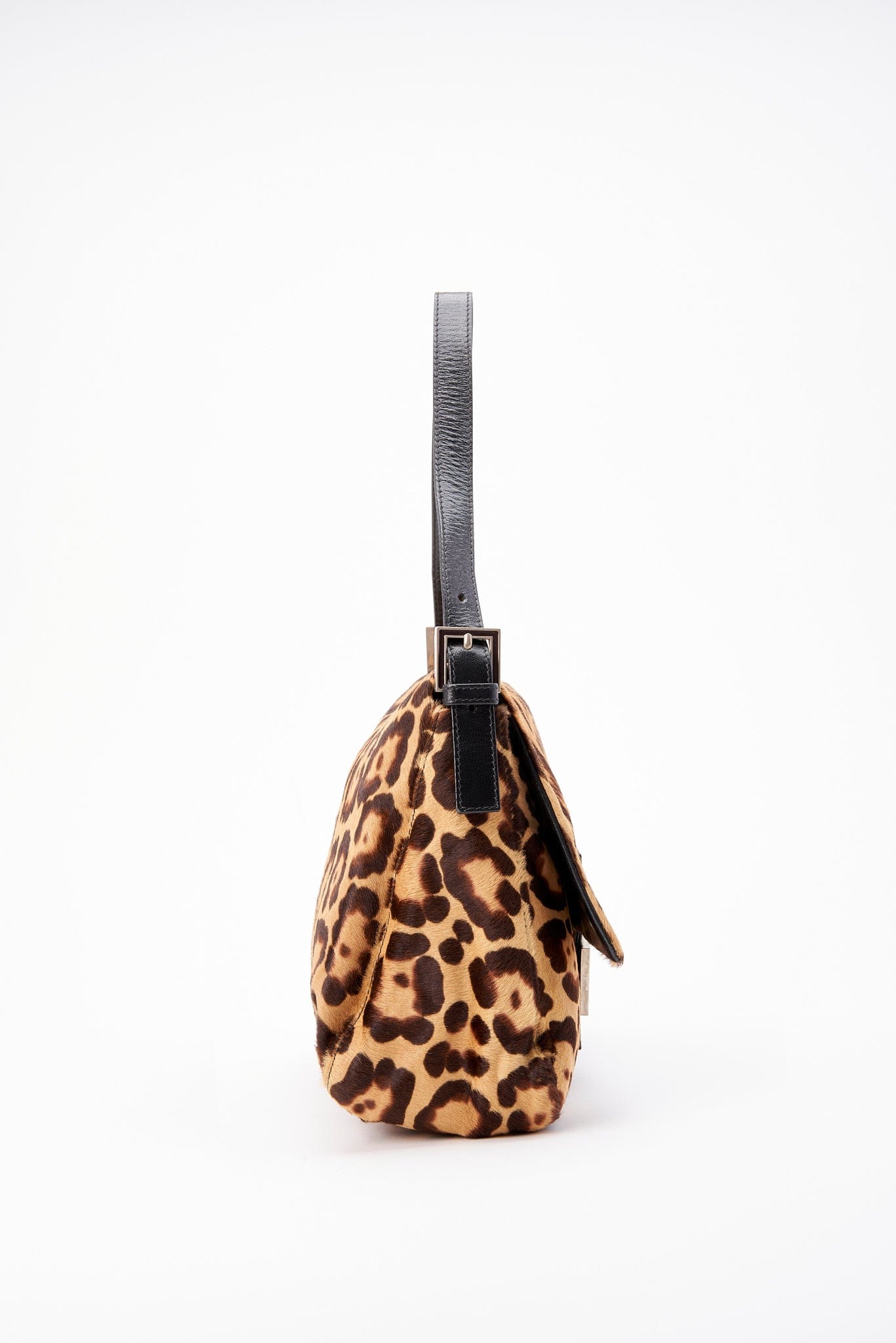 Fendi Vintage Mamma Baguette in Leopard Print Calf Hair