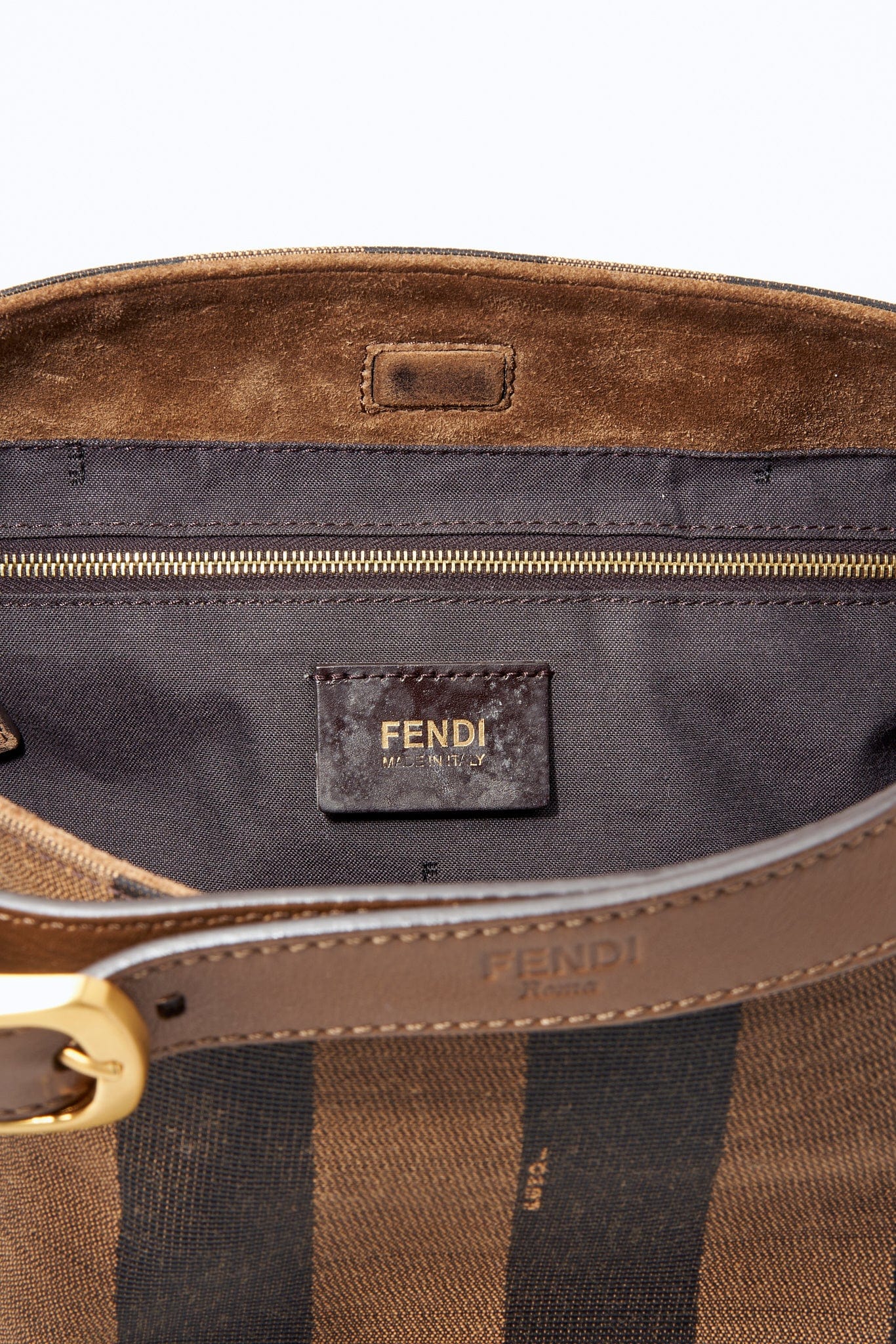 Vintage Fendi Vintage Striped Tote Bag