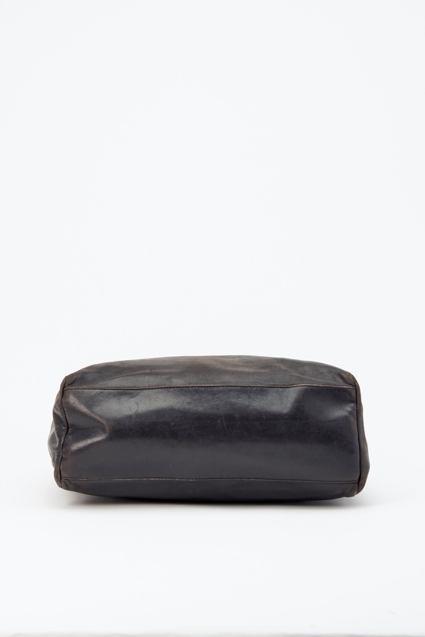 Vintage Prada Black Leather Tote bag