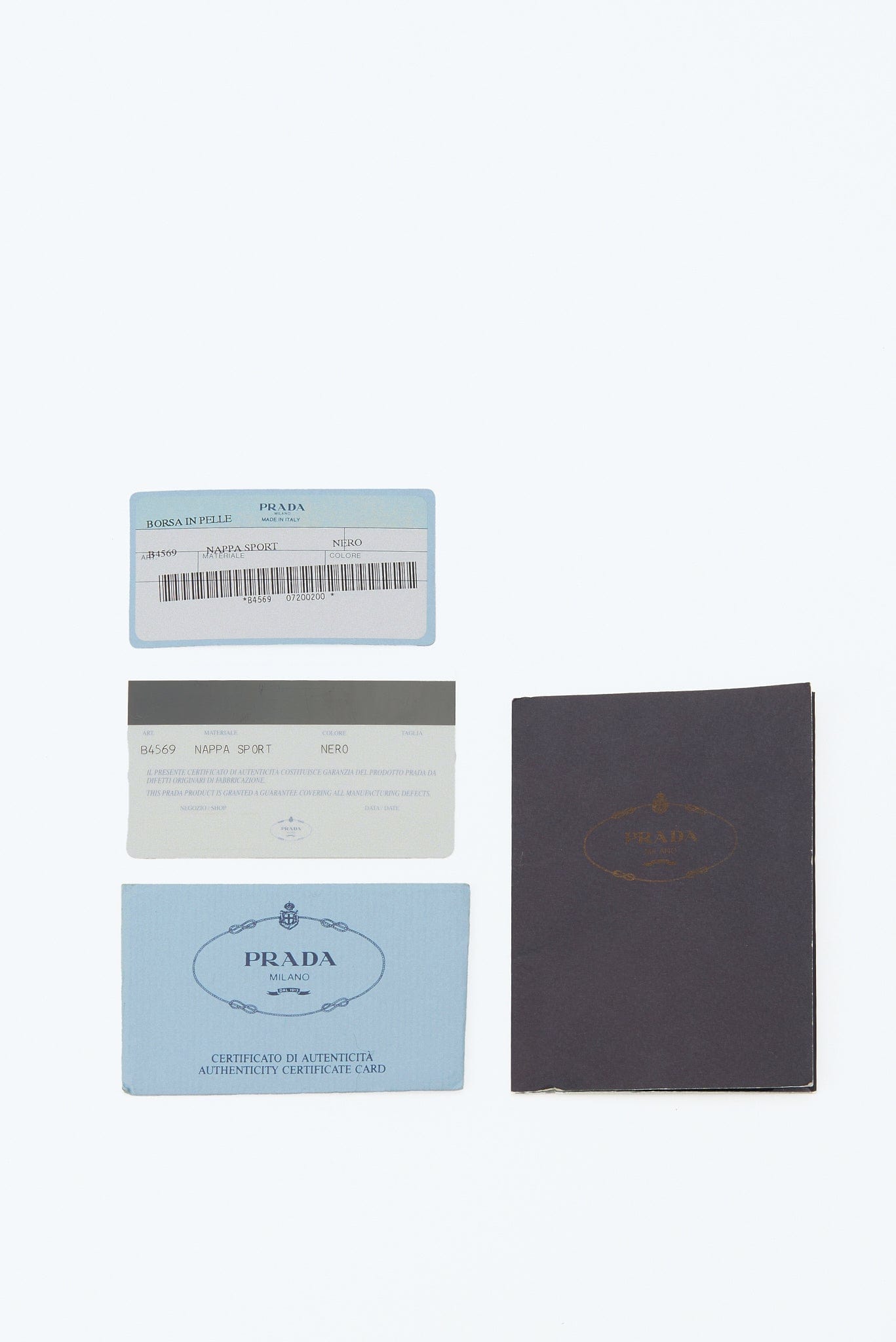 Vintage Prada Black Leather Tote bag