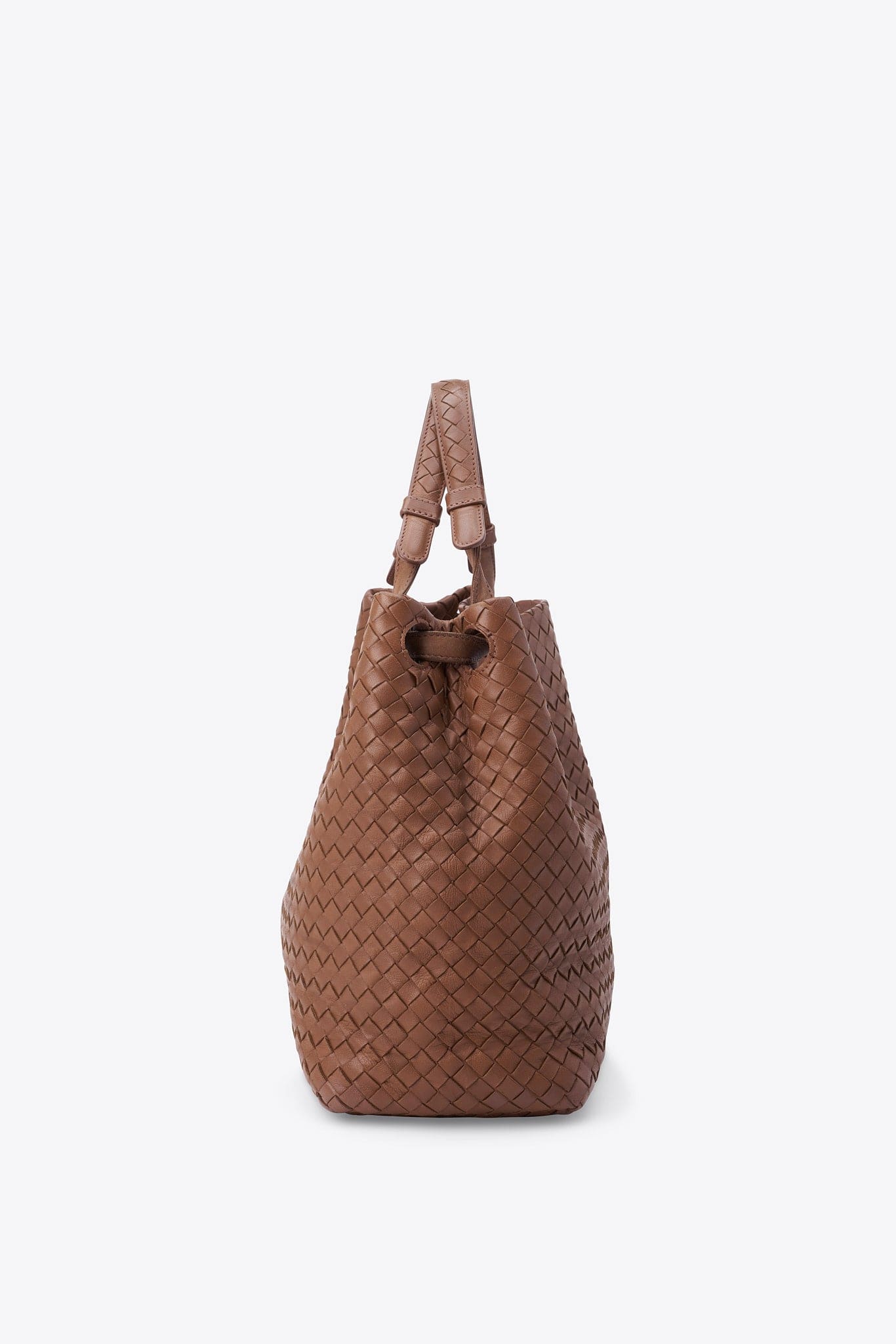 Vintage Bottega Veneta Mole Intrecciato Leather Shoulder Bag