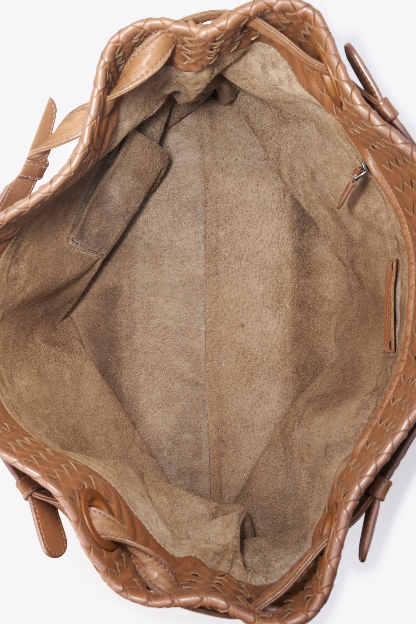 Vintage Bottega Veneta Mole Intrecciato Leather Shoulder Bag