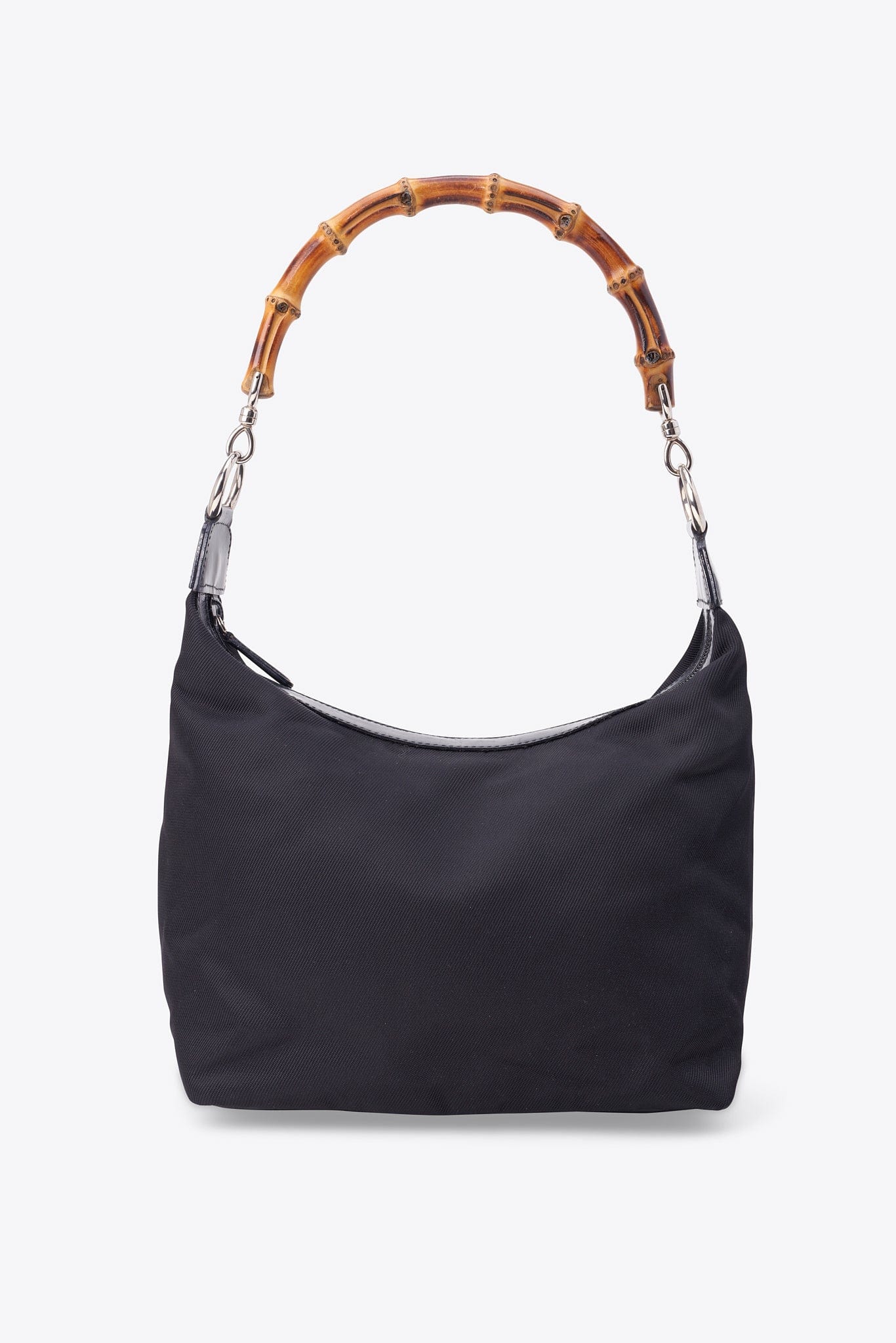 Vintage Gucci Nylon Bag with Bamboo Handle – The Hosta