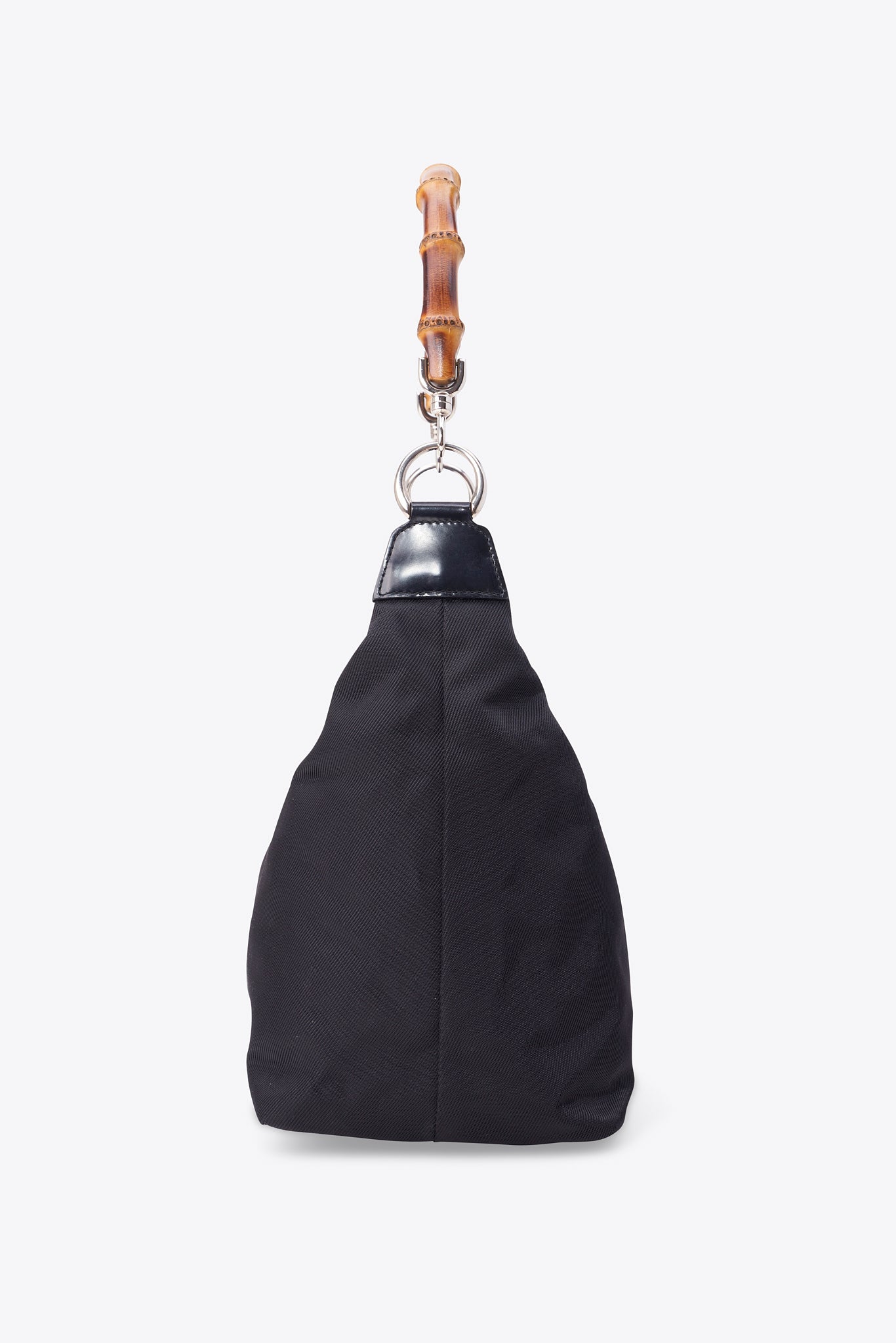 Vintage Gucci Nylon Bag with Bamboo Handle