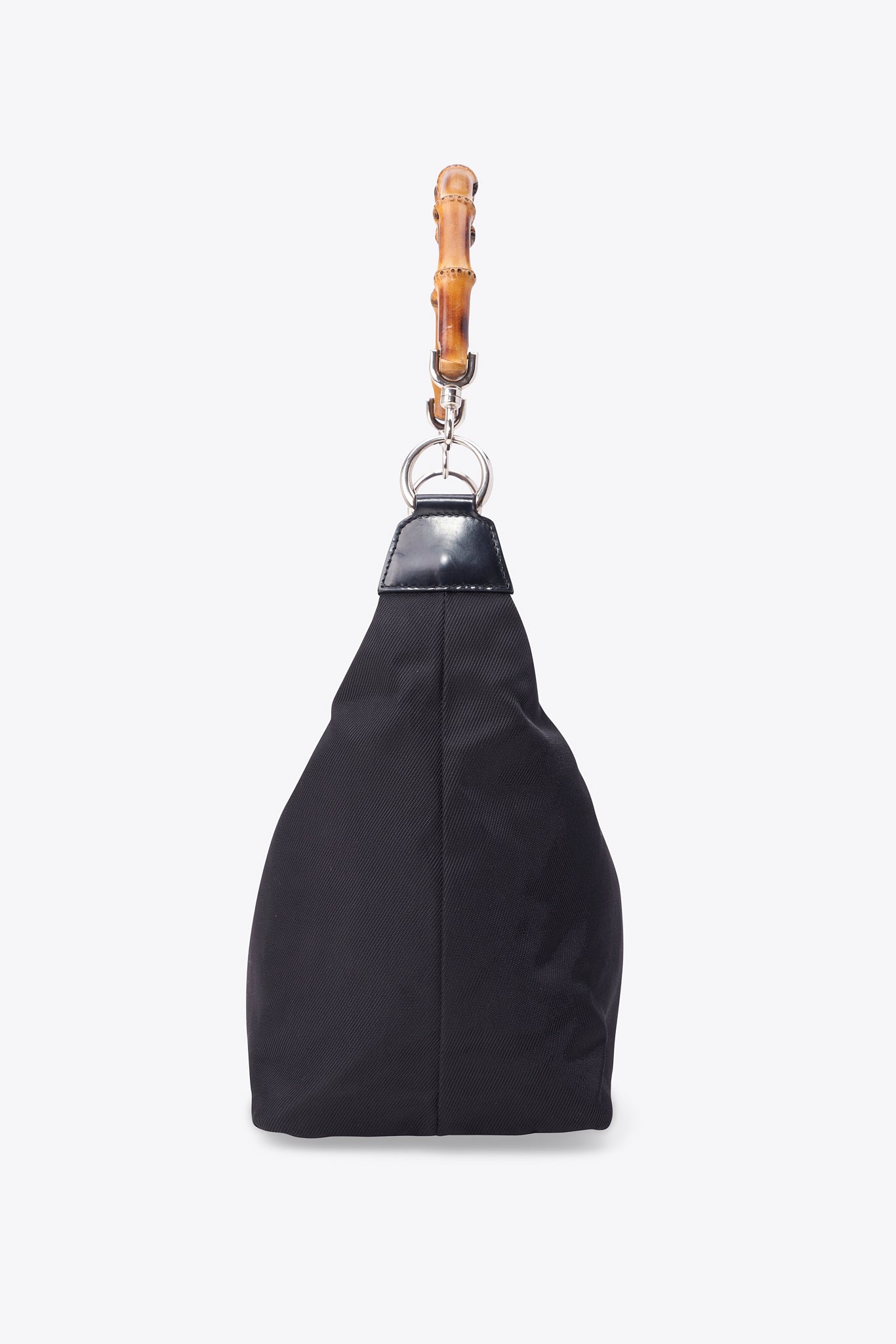 Vintage Gucci Nylon Bag with Bamboo Handle – The Hosta