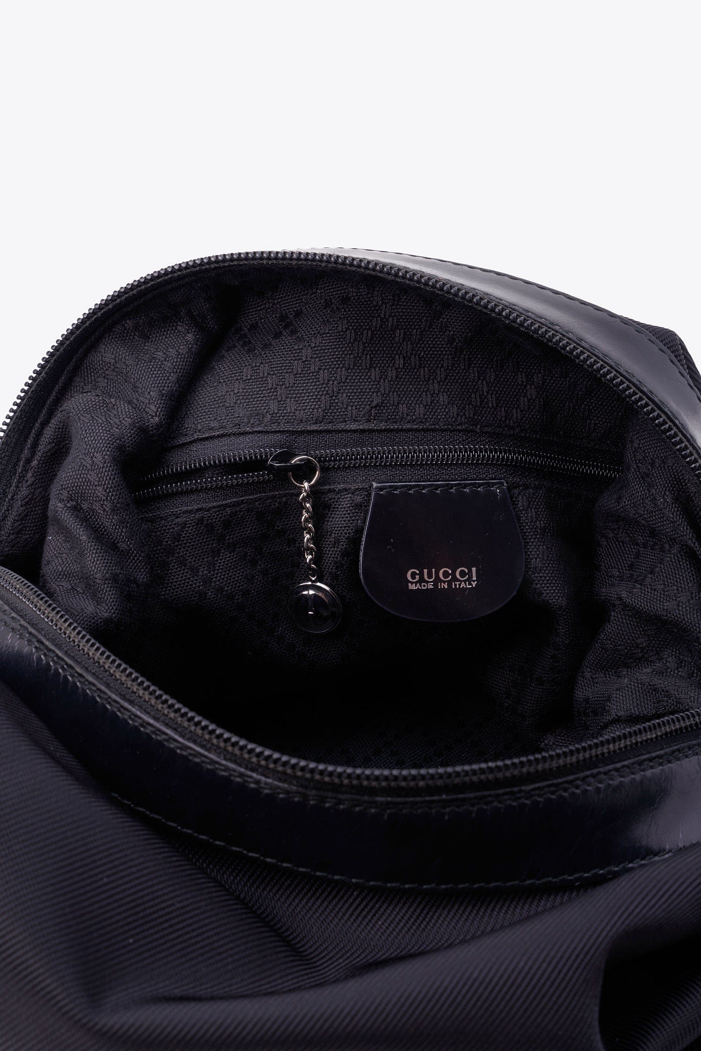 Vintage Gucci Nylon Bag with Bamboo Handle