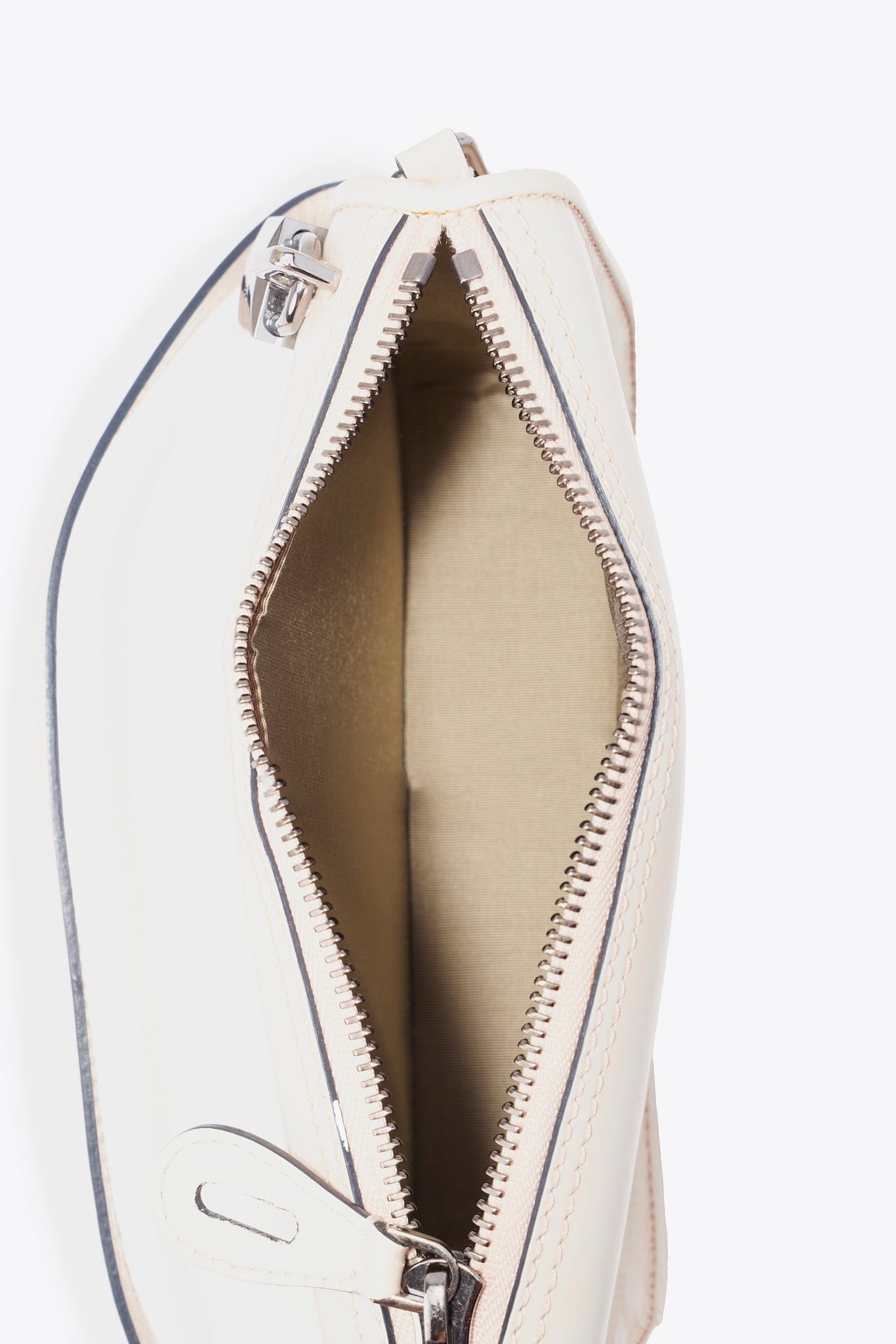 Vintage Loewe Cream Anagram Shoulder Bag