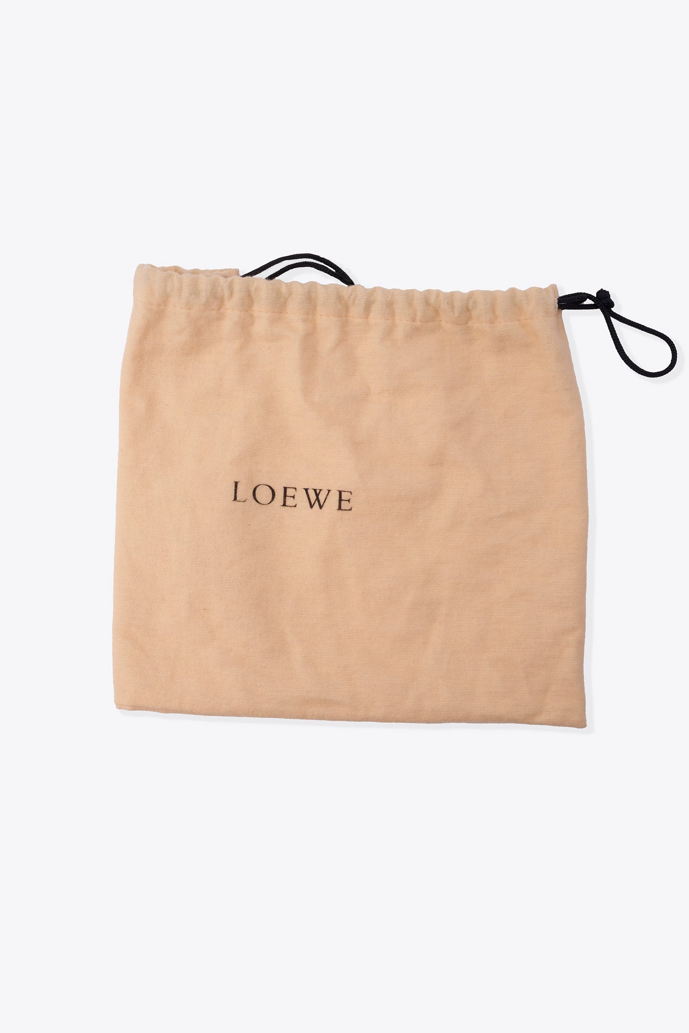 Vintage Loewe Cream Anagram Shoulder Bag