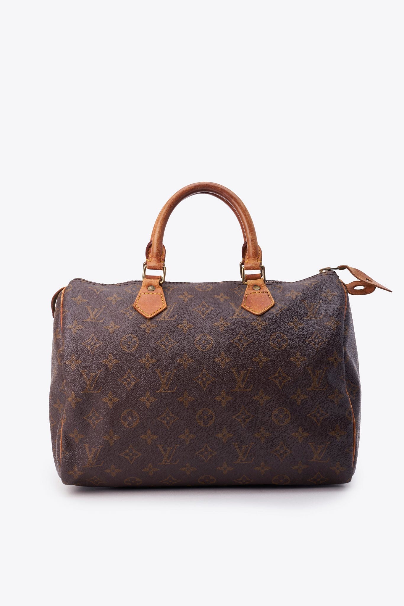 Louis Vuitton 30 Speedy Bag In Brown Monogram Coated Canvas