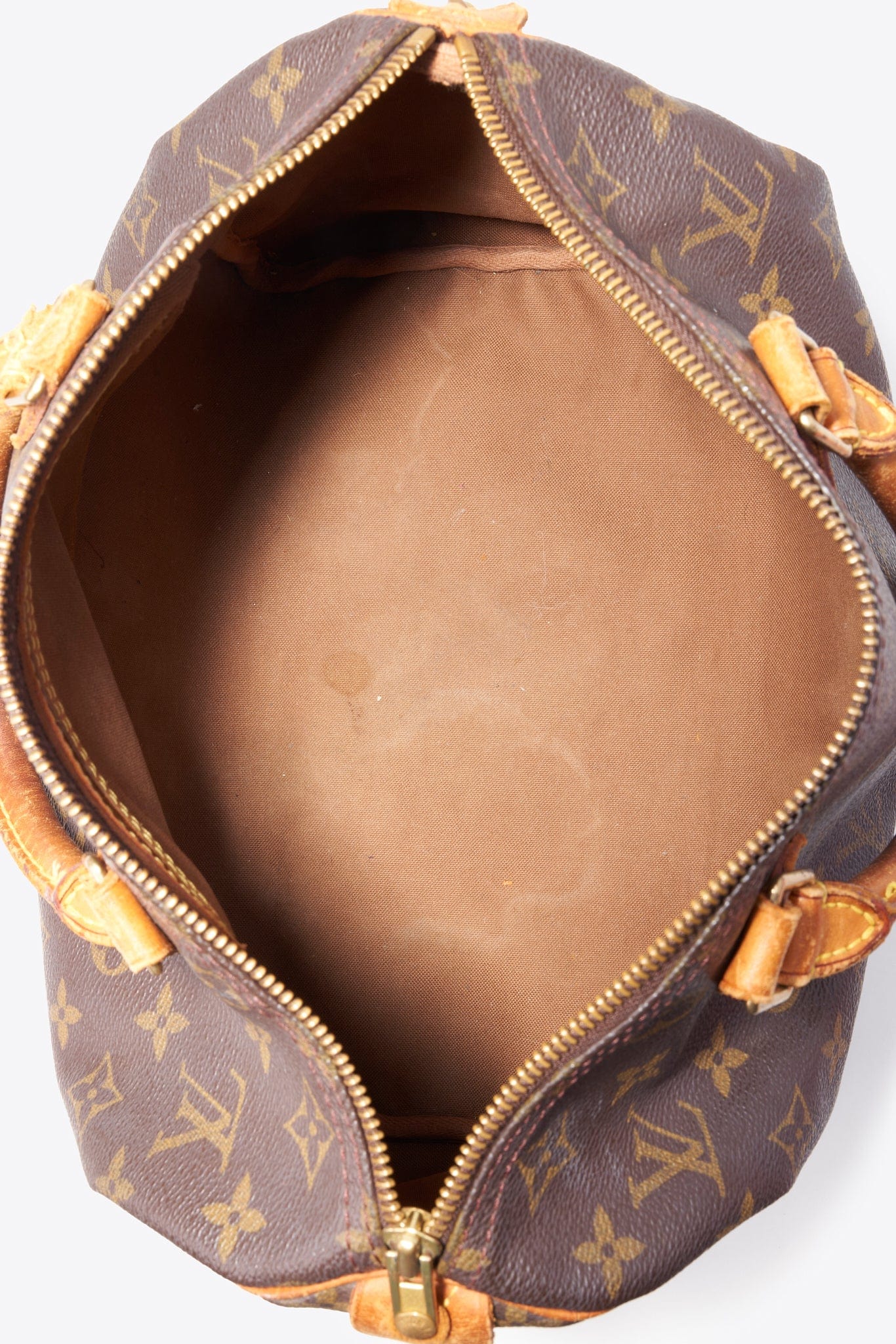 Louis Vuitton 30 Speedy Bag In Brown Monogram Coated Canvas