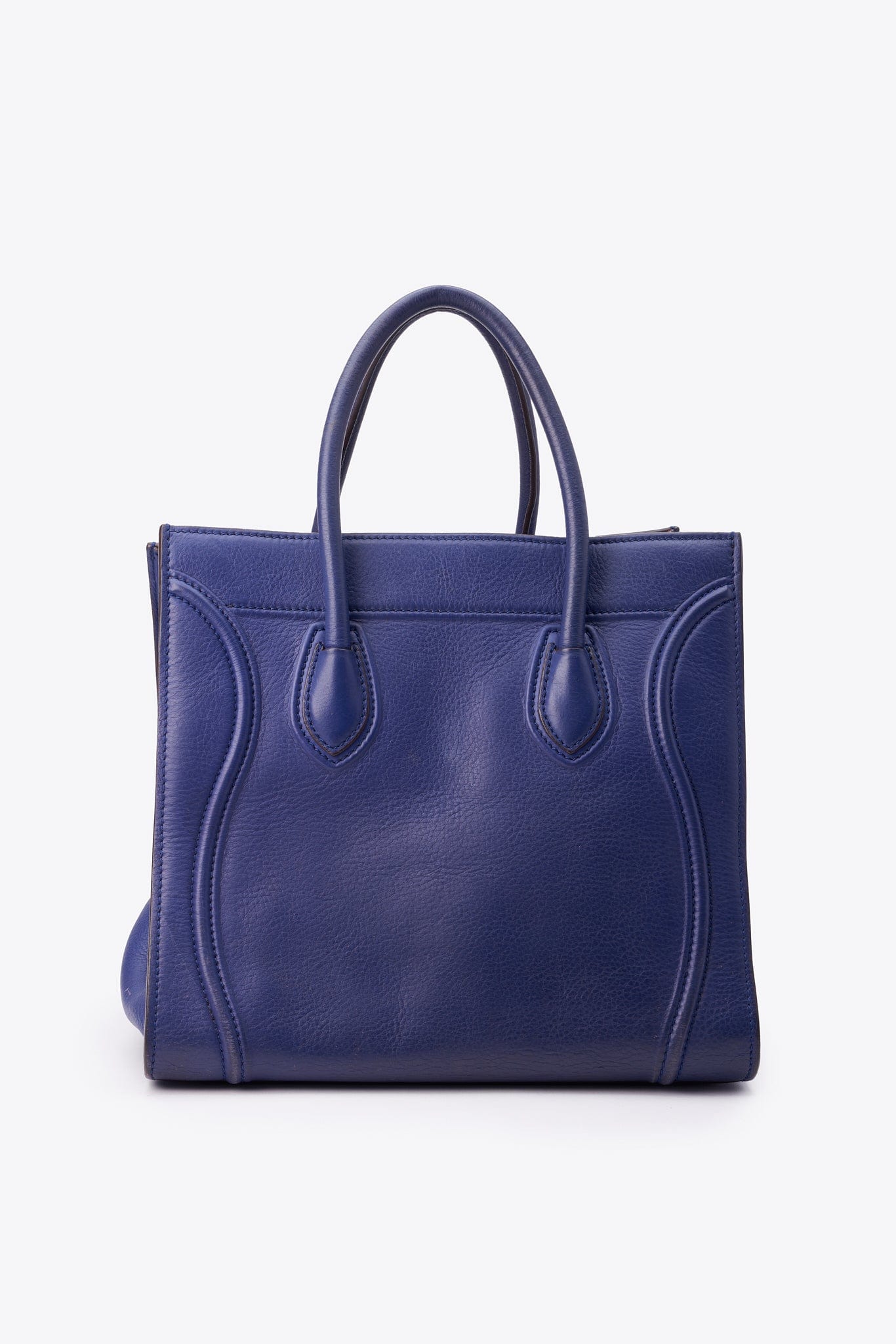 Céline Phantom Luggage Tote in Cobalt Blue