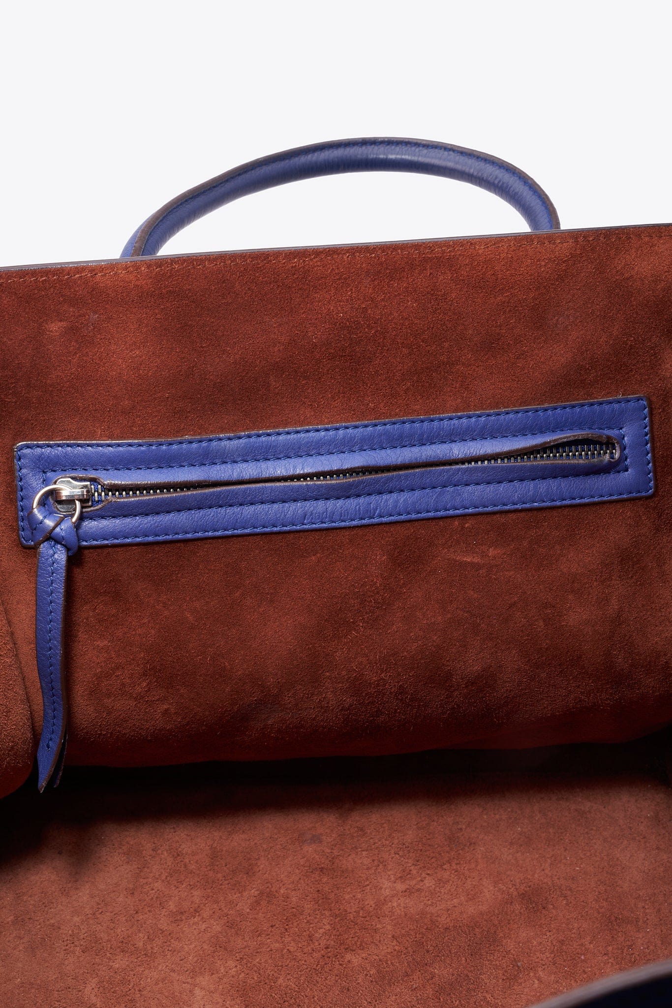 Céline Phantom Luggage Tote in Cobalt Blue