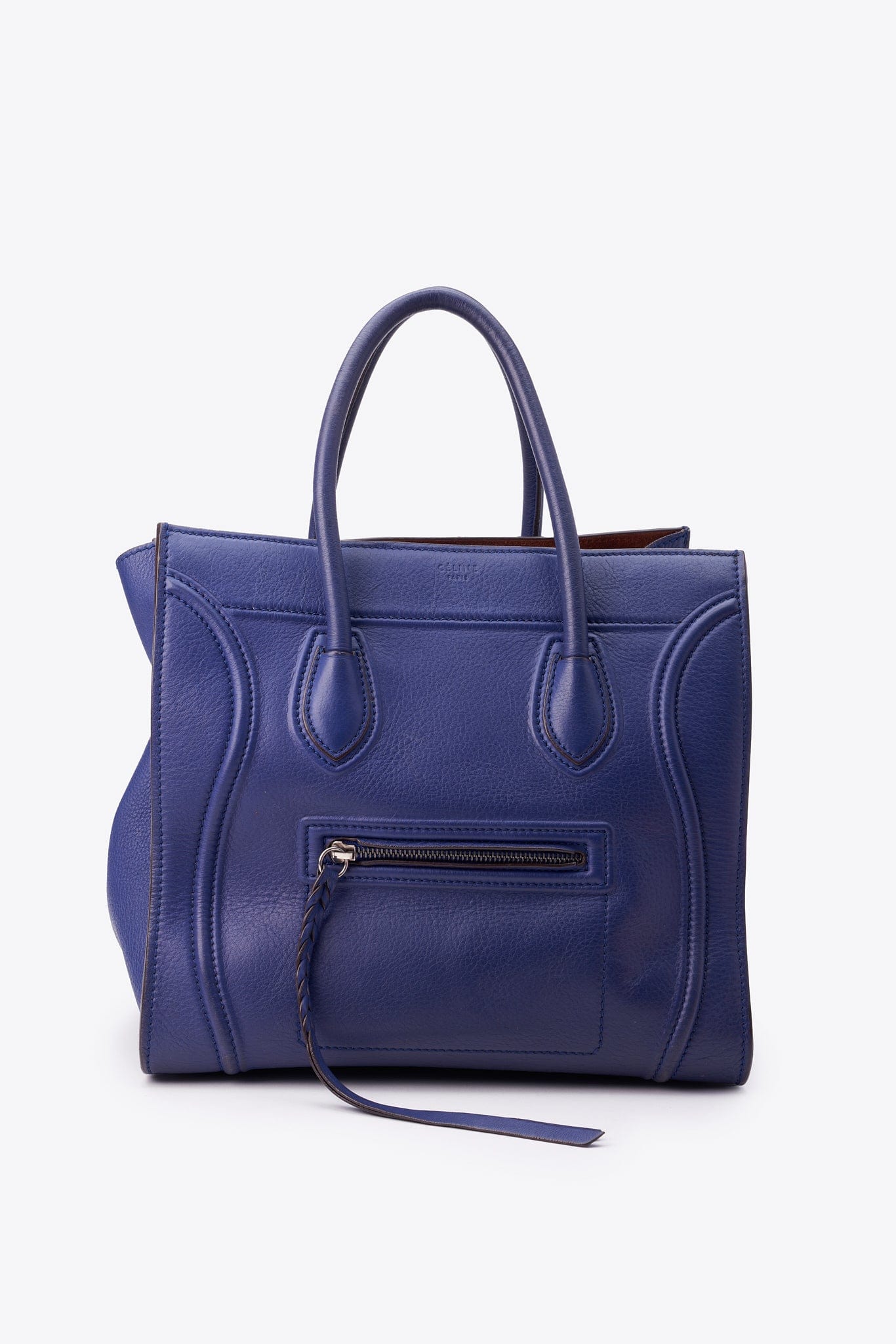 Céline Phantom Luggage Tote in Cobalt Blue
