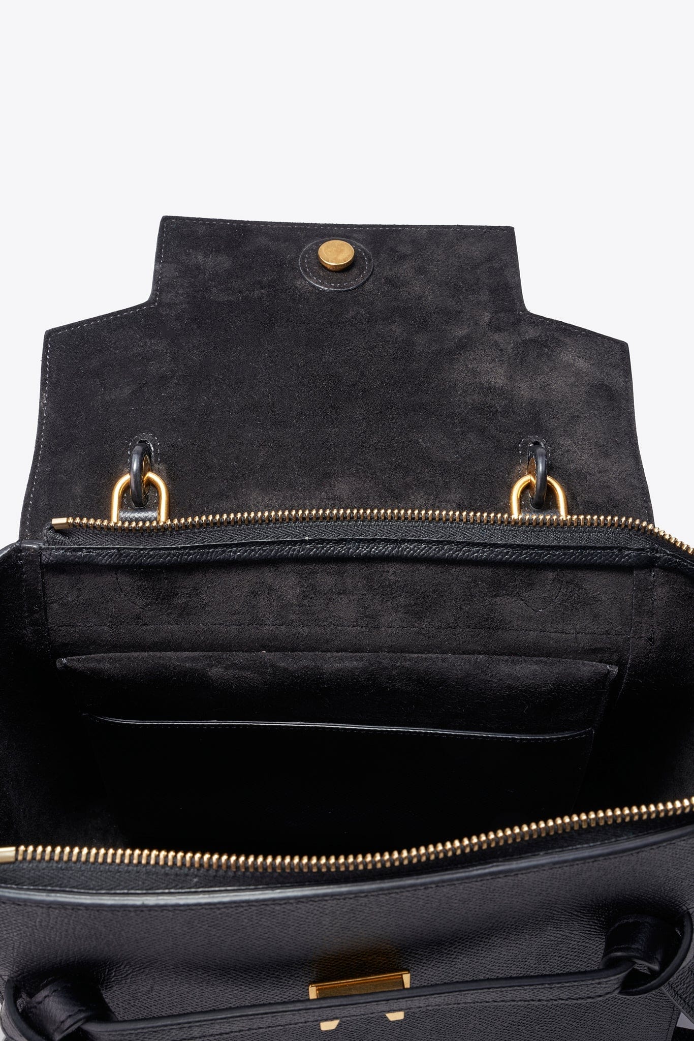 Celine Black Textured Leather Crossbody Belt Bag with Gold Hardware