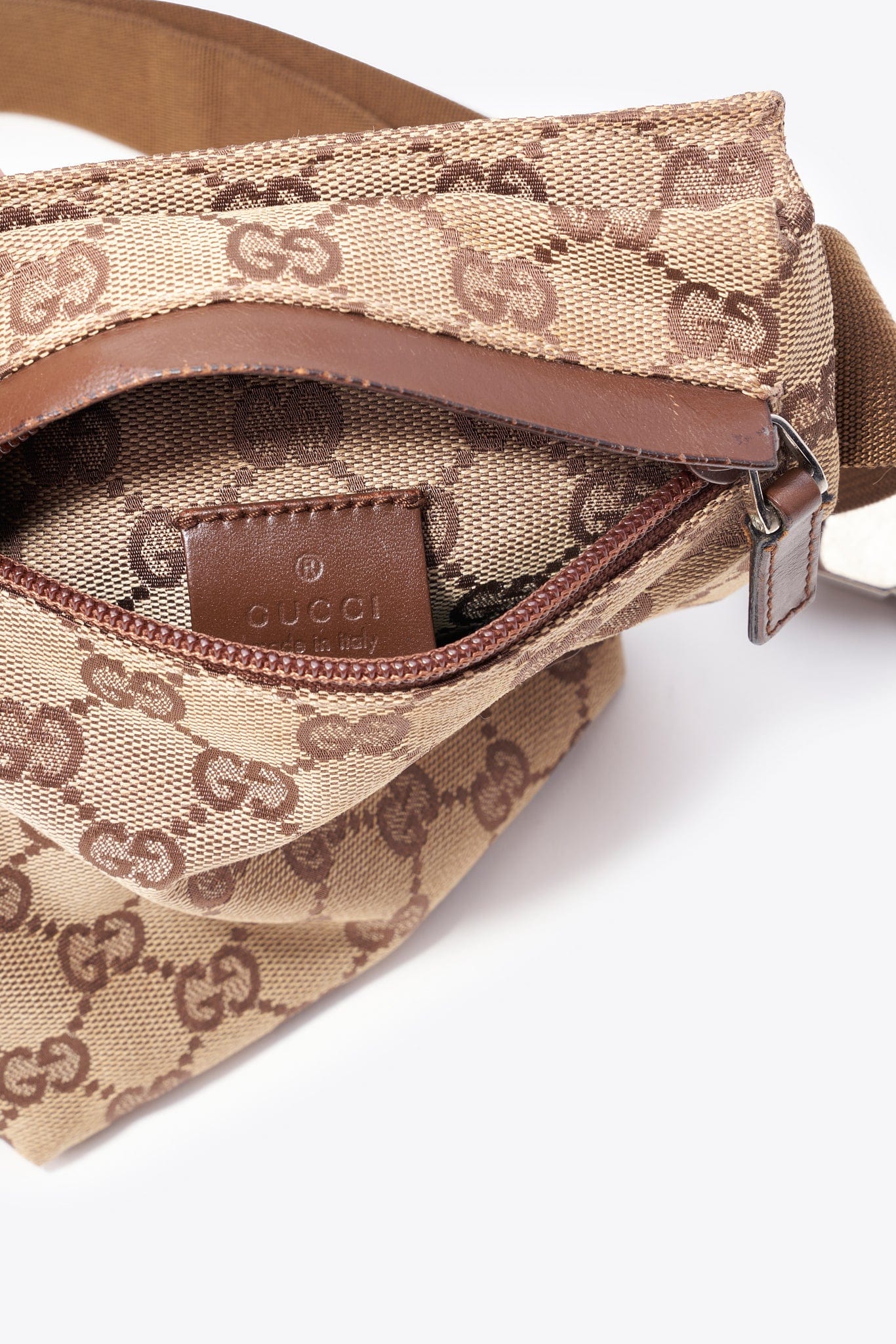 Vintage Gucci Beige GG Canvas Belt or Sling Bag
