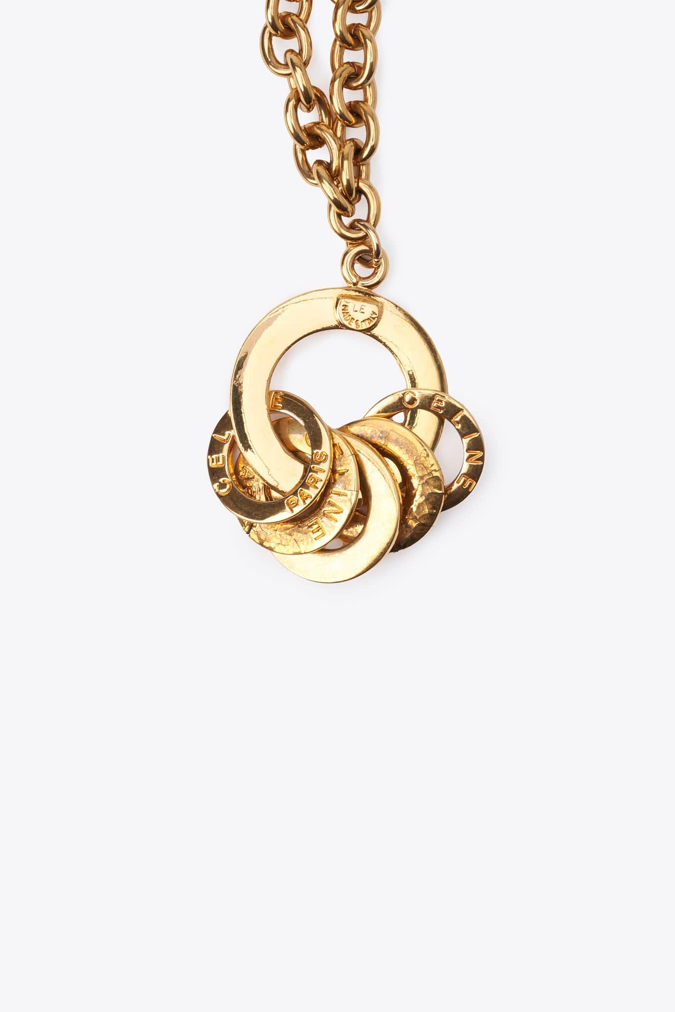 Vintage Celine Gold-Tone Link Necklace – The Hosta