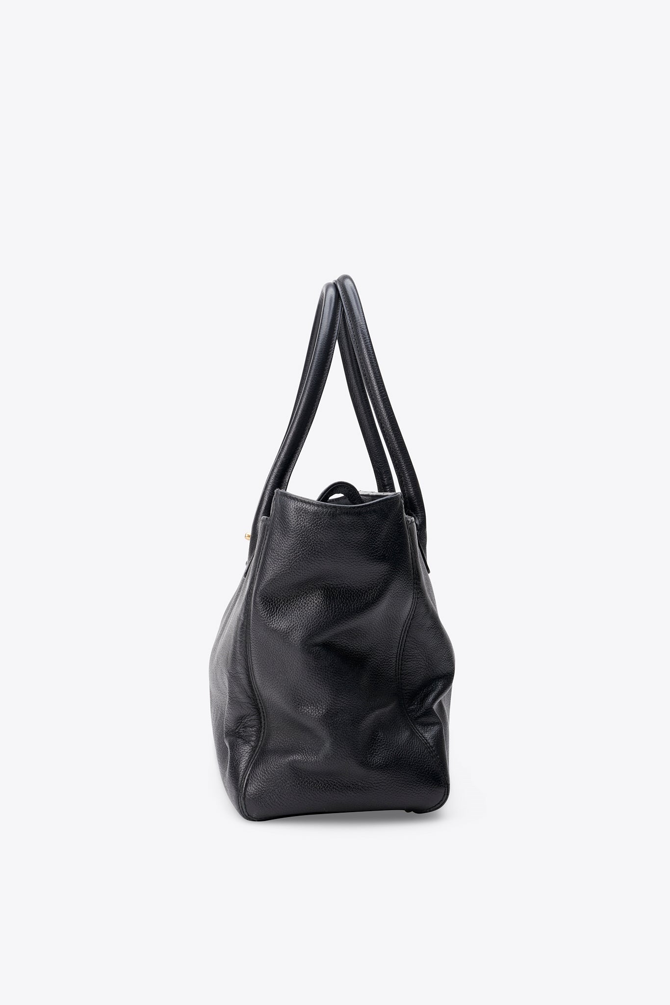 Chanel Black Caviar Leather Tote Bag