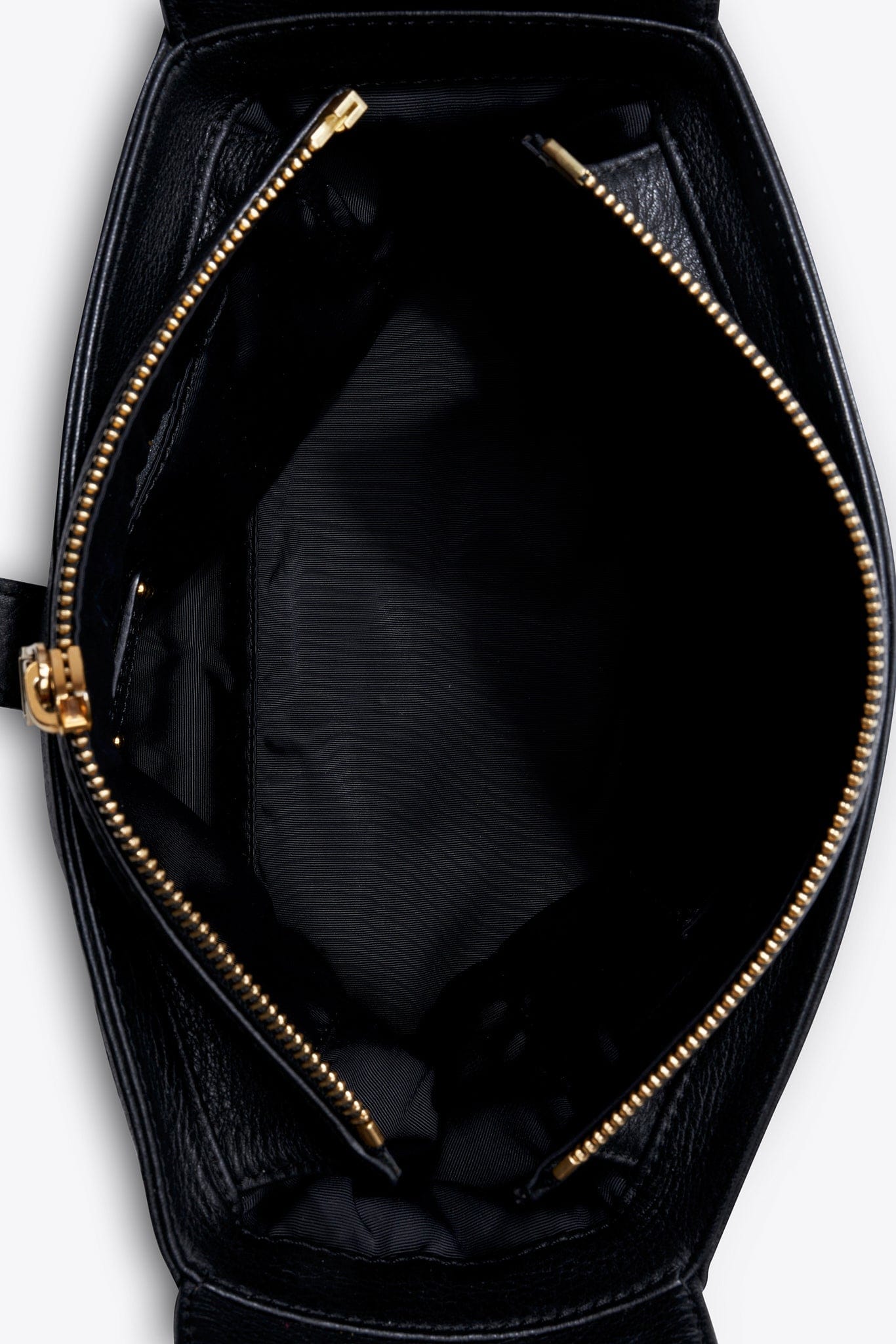 Vintage Loewe Black Leather Shoulder Bag