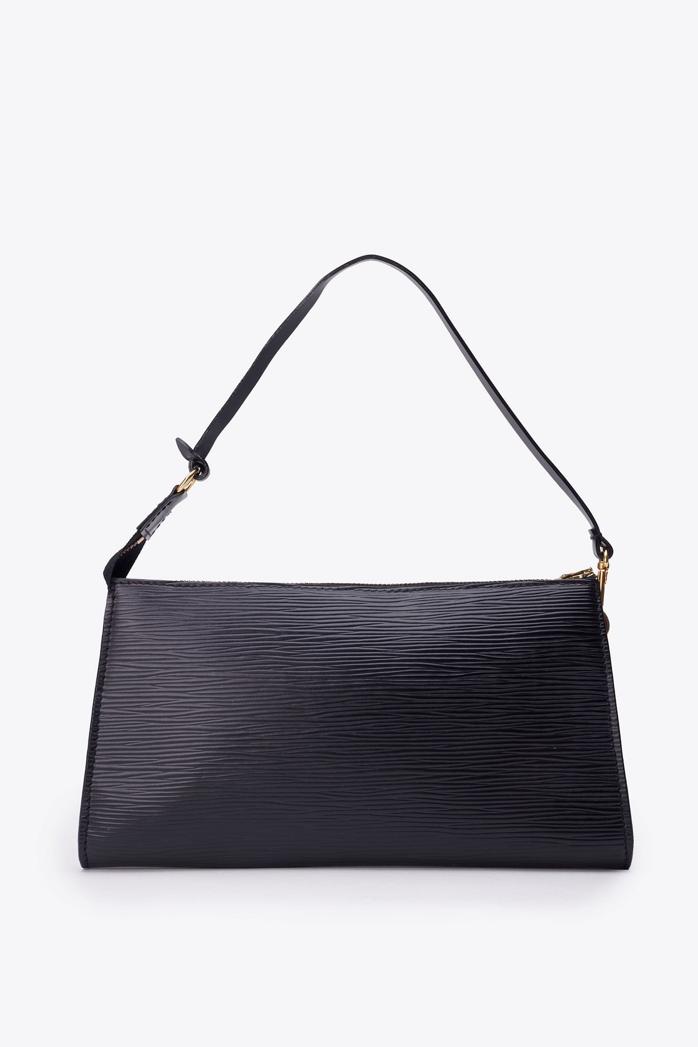 Louis Vuitton Pochette Bag In Black Epi Leather