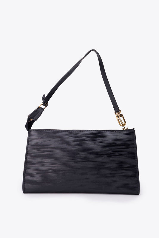 Louis Vuitton Pochette Bag In Black Epi Leather