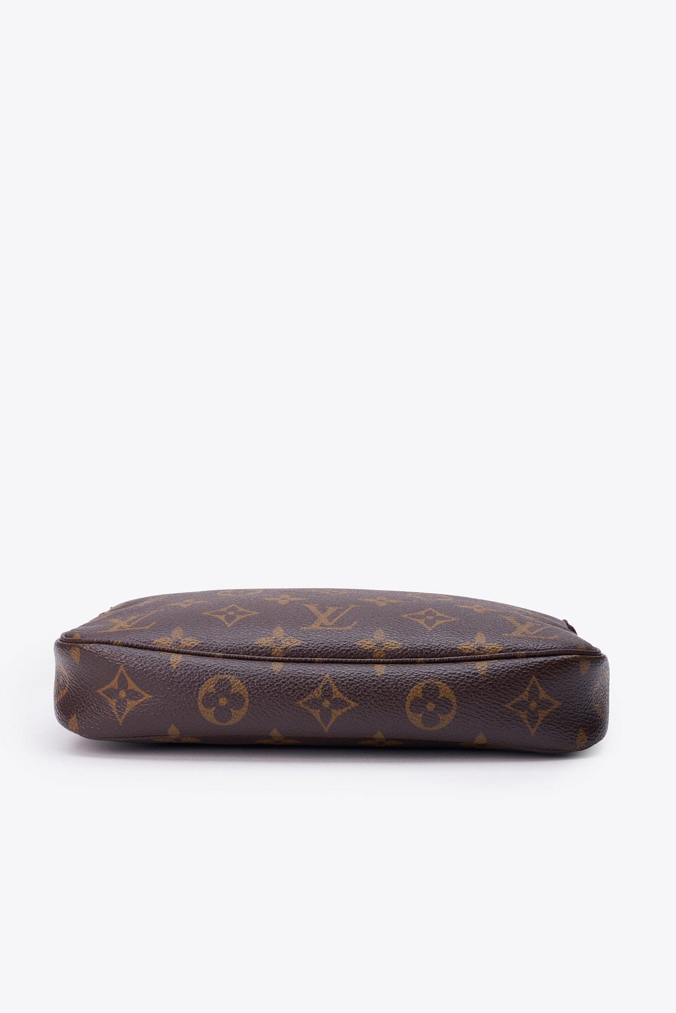 Louis Vuitton Pochette Bag In Brown Monogram Coated Canvas