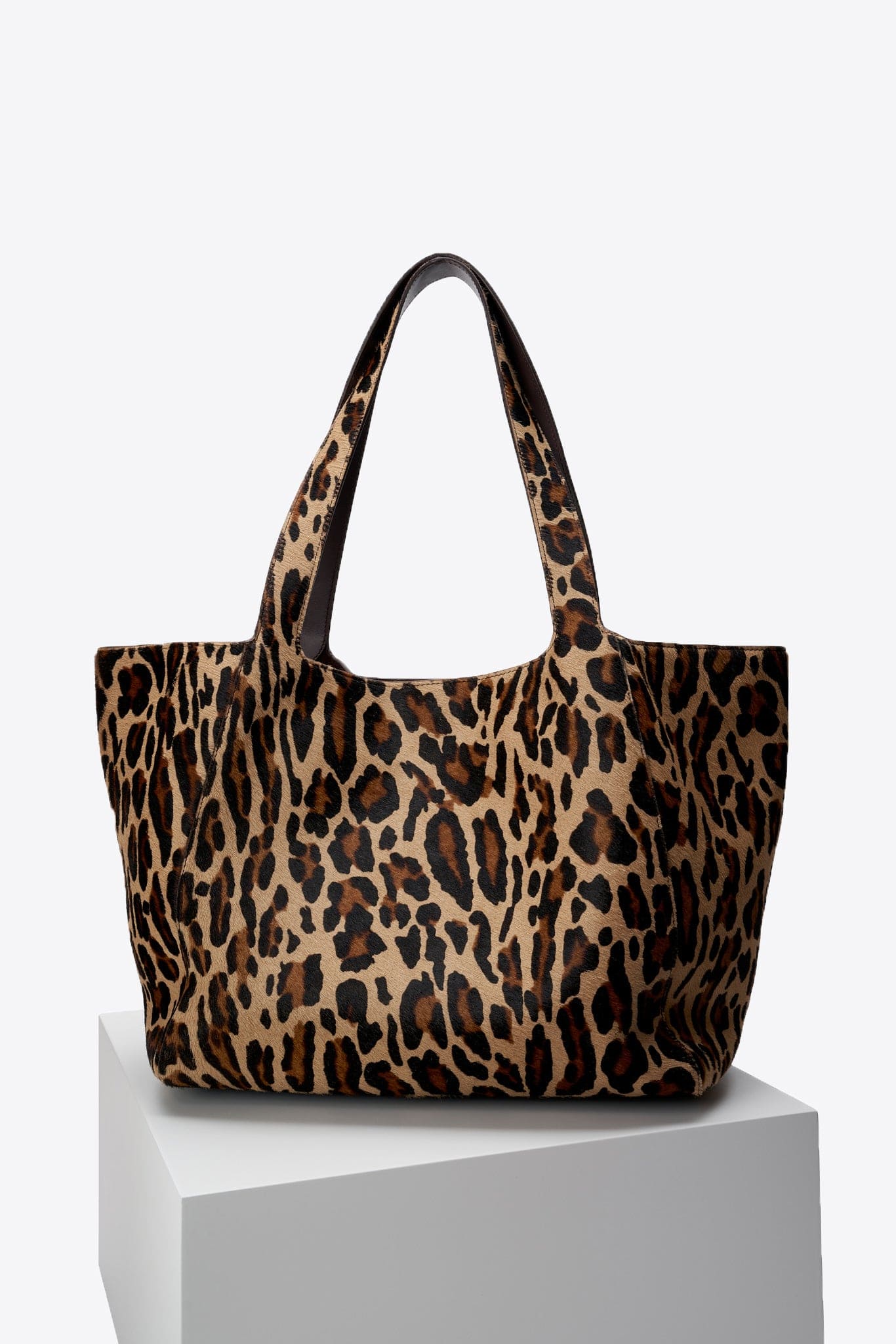 The Iris Tote in Leopard Printed Calf Hair - PRE ORDER