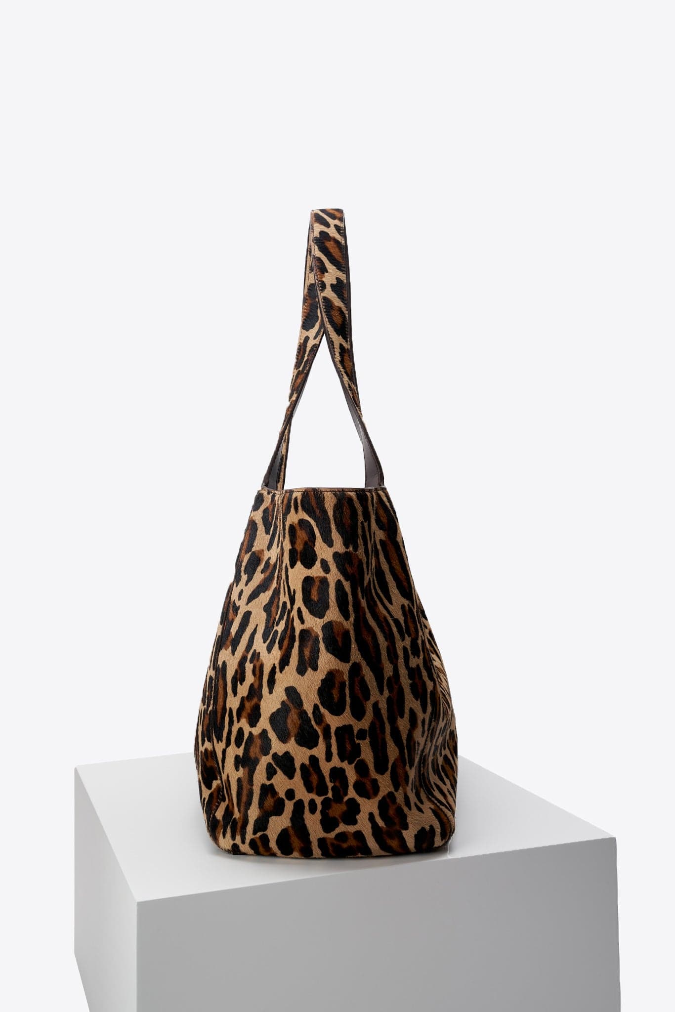 The Iris Tote in Leopard Printed Calf Hair - PRE ORDER
