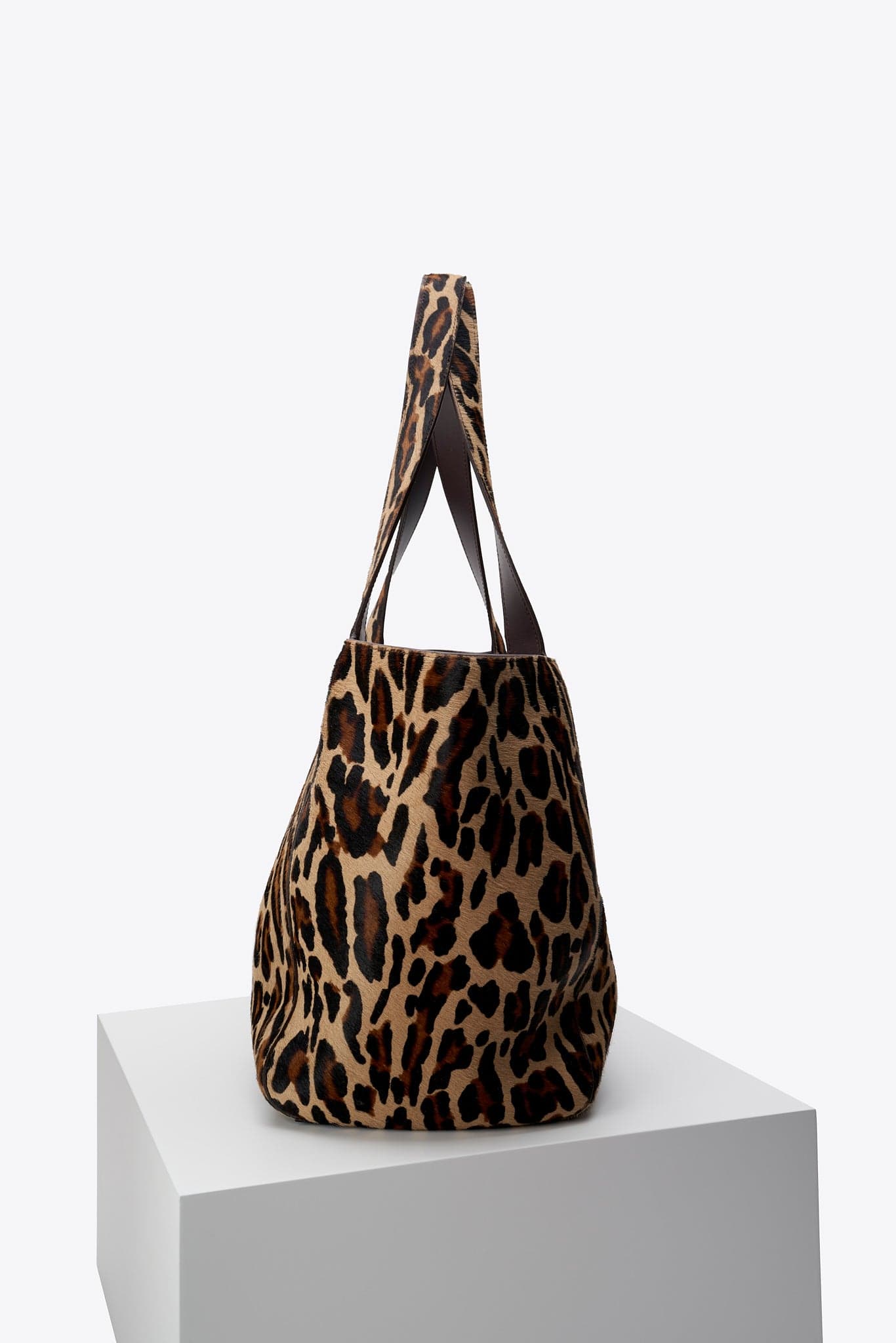 The Iris Tote in Leopard Printed Calf Hair - PRE ORDER