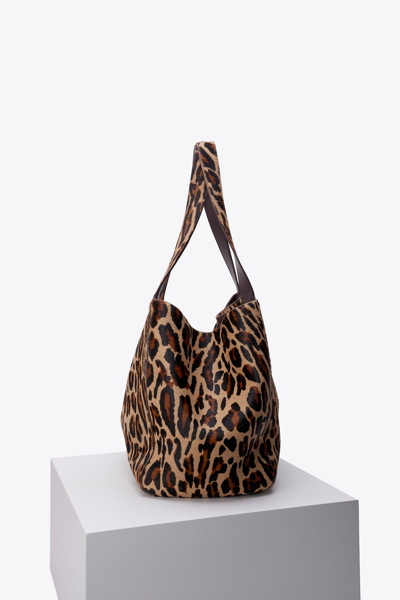 The Iris Tote in Leopard Printed Calf Hair - PRE ORDER