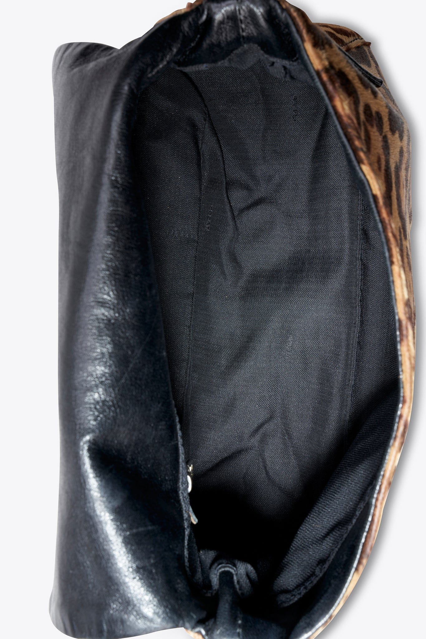 Fendi Vintage Mamma Baguette in Leopard Print Calf Hair