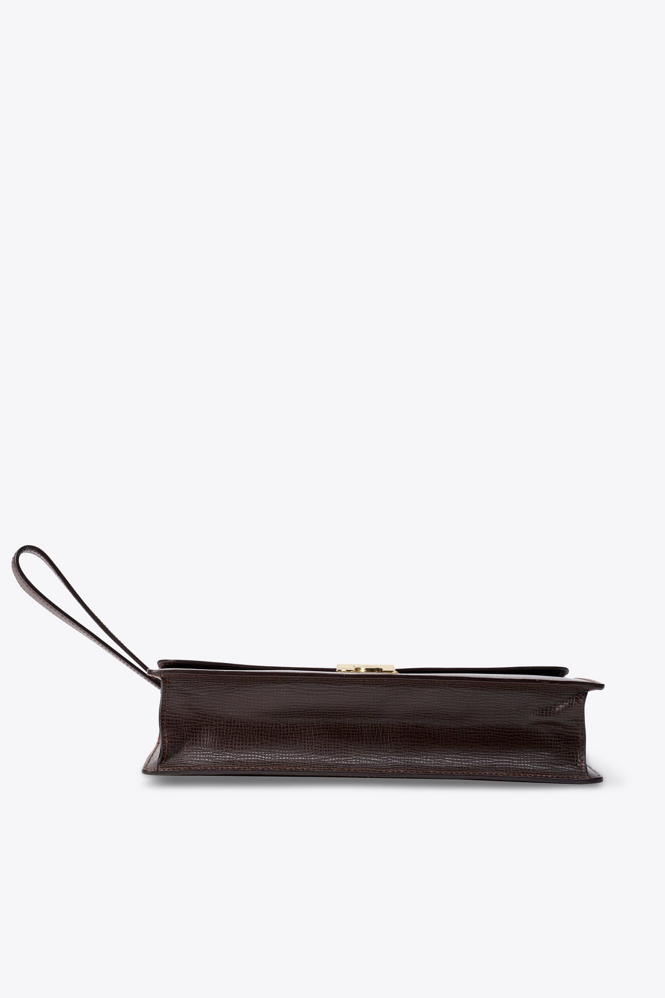 Loewe Vintage Brown Leather Clutch Bag