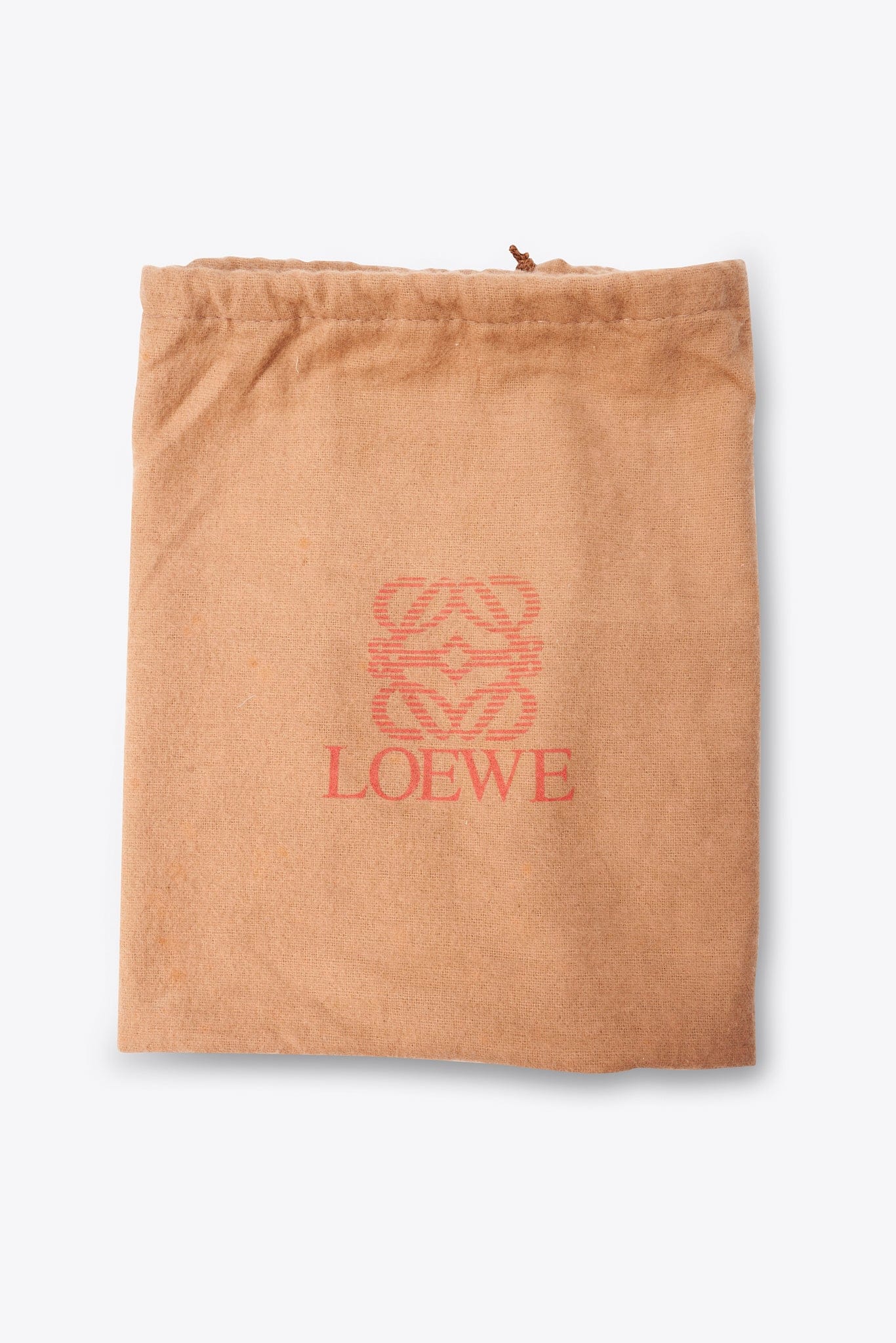 Loewe Vintage Brown Leather Clutch Bag
