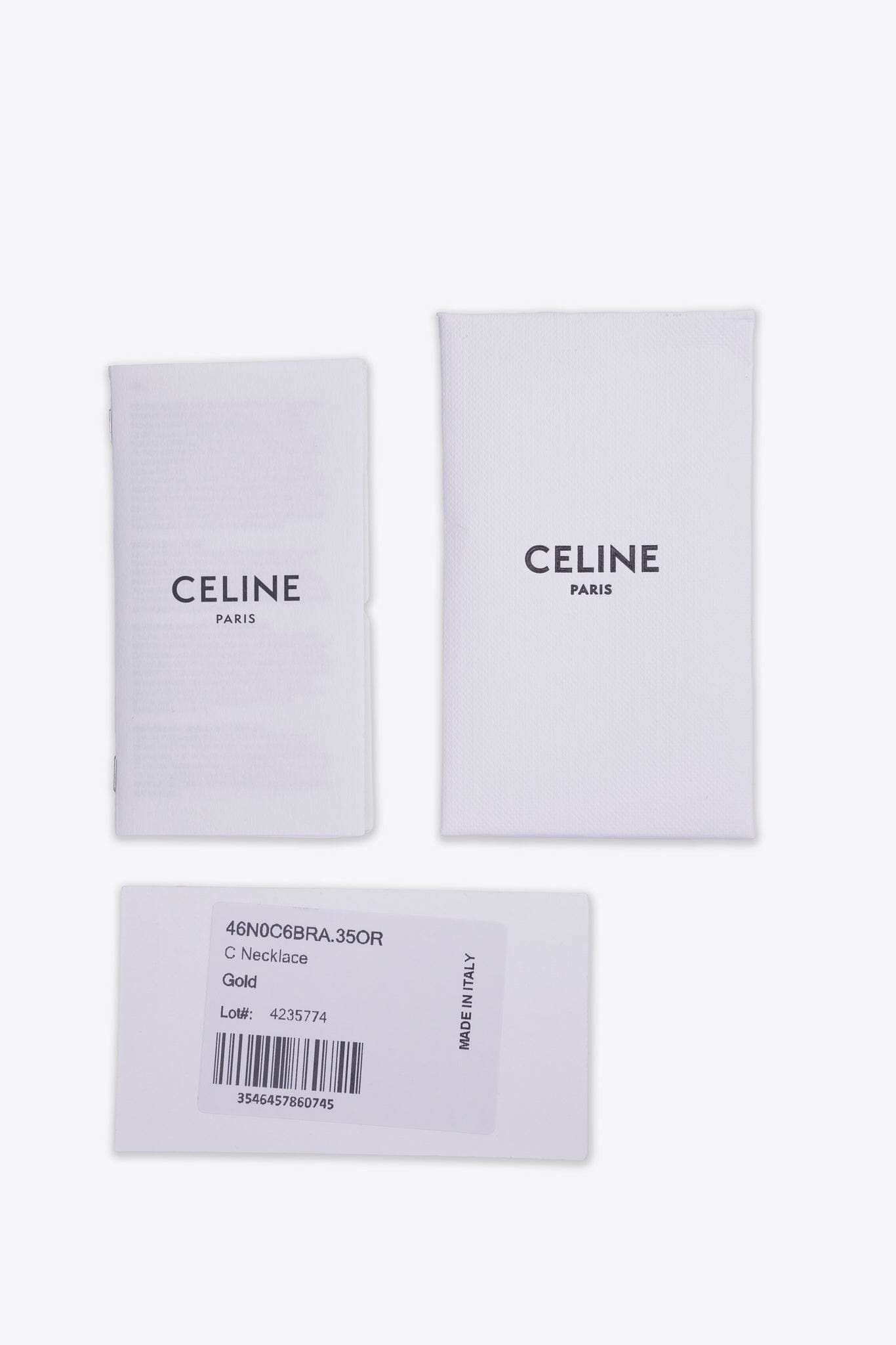 Celine Triomphe Gold Plated Ring